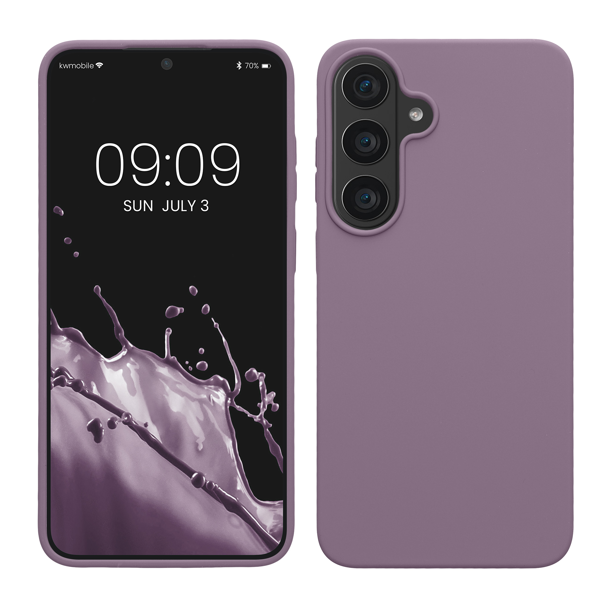 Pouzdro pro Samsung Galaxy S26 FE kwmobile silikonové - pastelová kosatcová