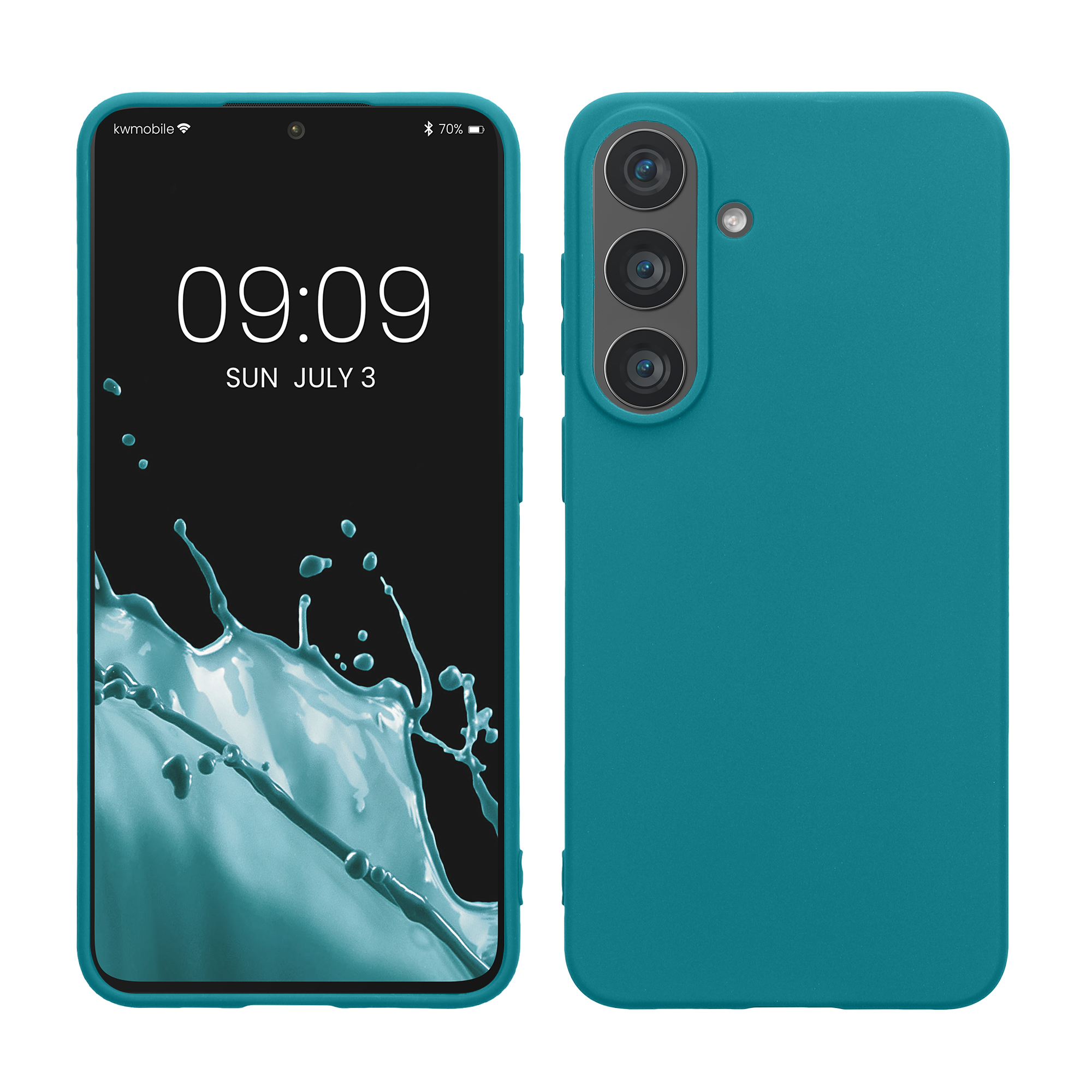 Pouzdro pro Samsung Galaxy S26 FE kwmobile TPU - matná petrolejová