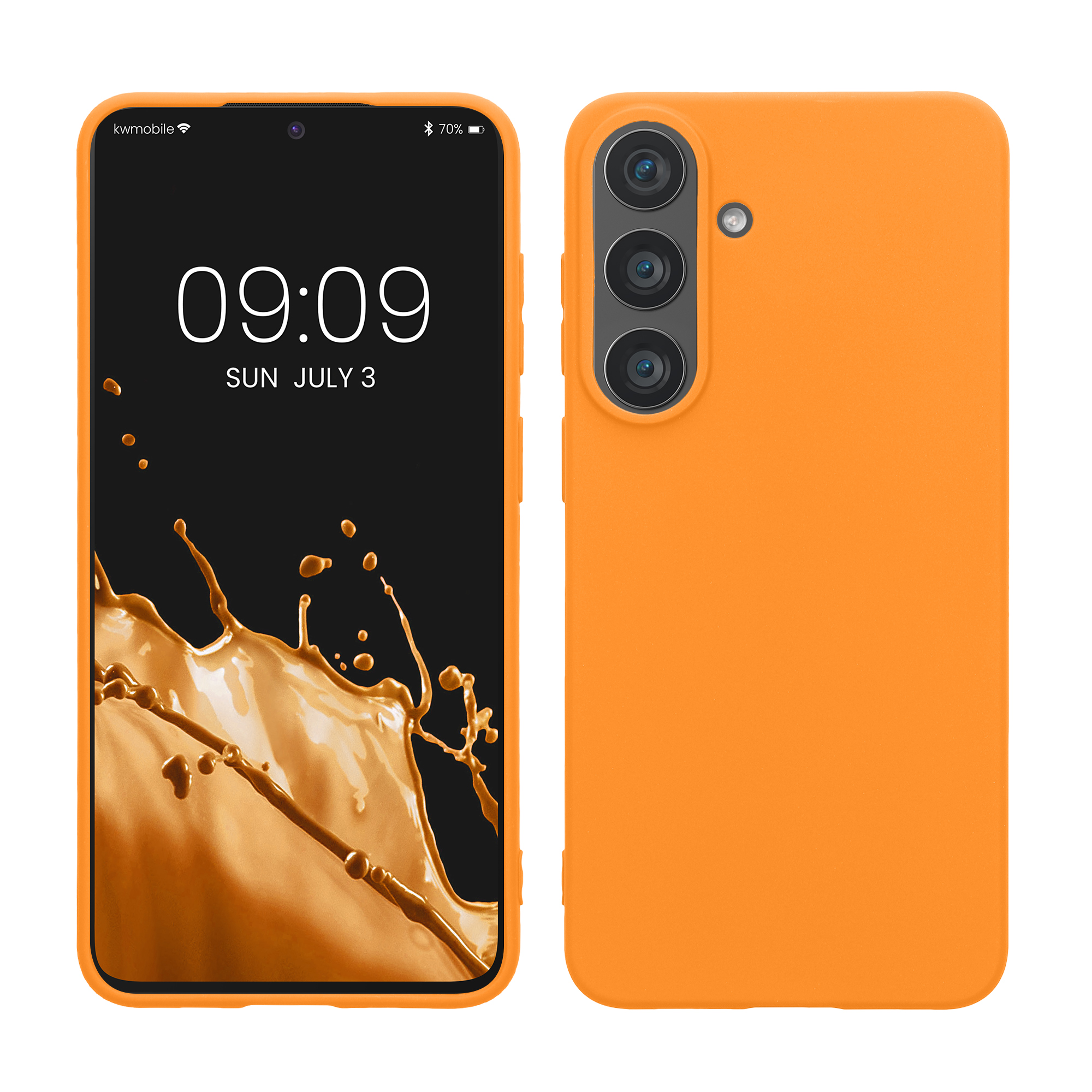 Pouzdro pro Samsung Galaxy S26 FE kwmobile TPU - ovocná oranžová