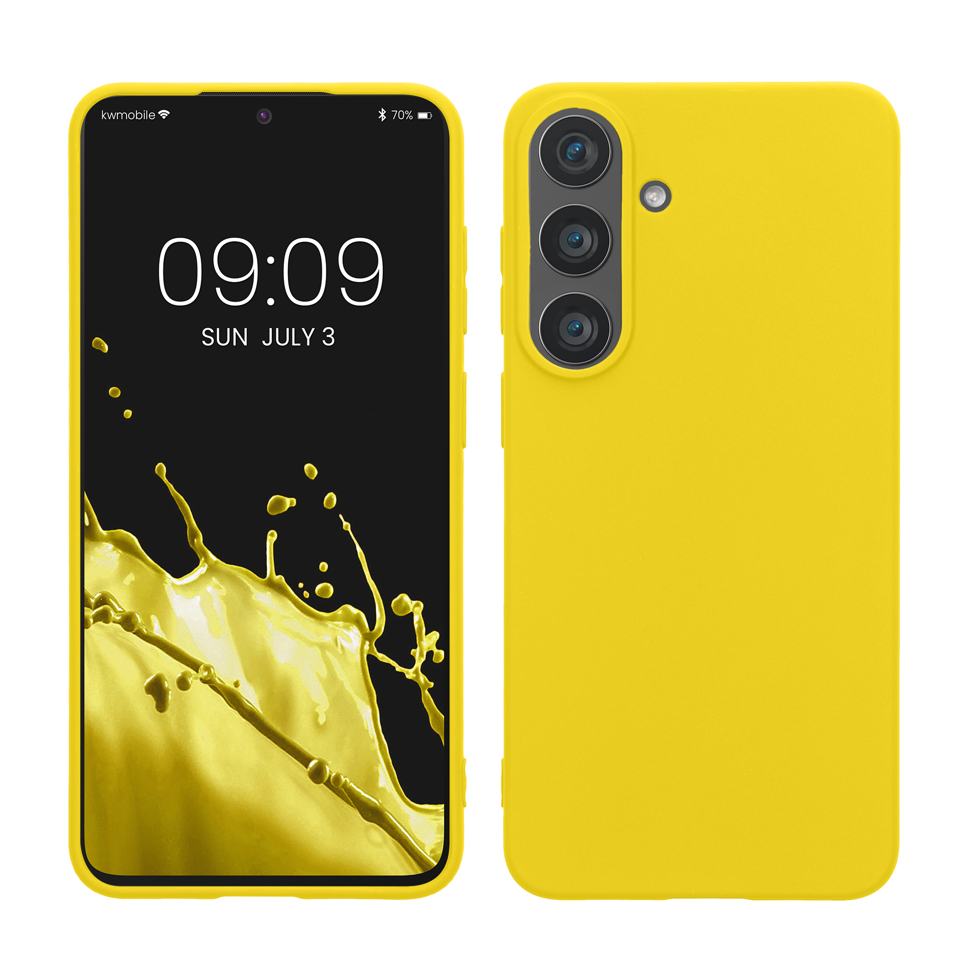 Pouzdro pro Samsung Galaxy S26 FE kwmobile TPU - zářivě žlutá