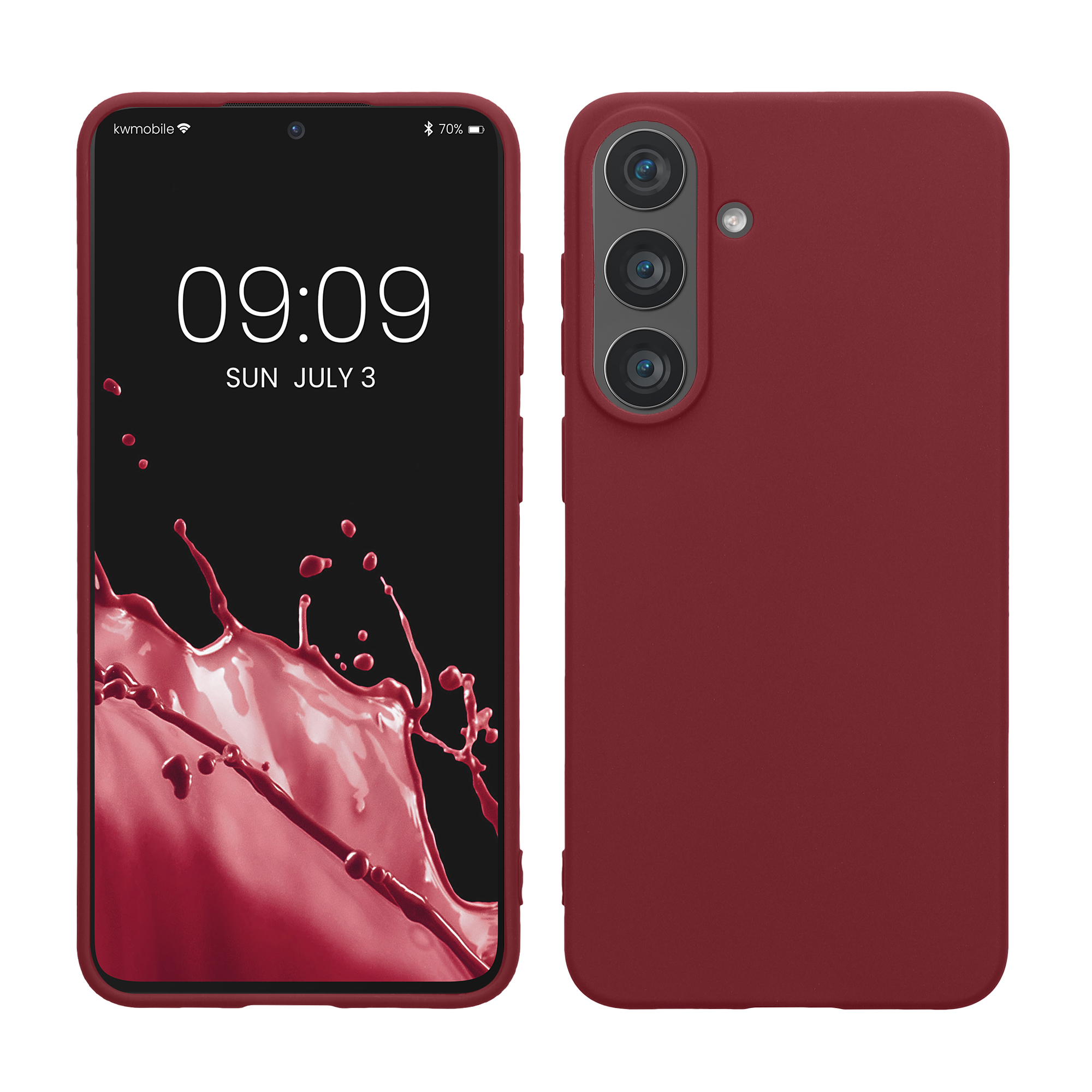 Pouzdro pro Samsung Galaxy S26 FE kwmobile TPU - vínově fialová