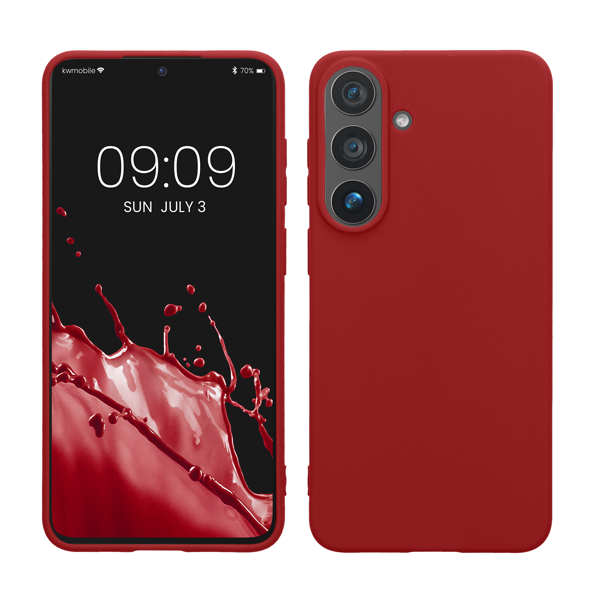 Pouzdro pro Samsung Galaxy S26 FE kwmobile TPU - rebarborová červená