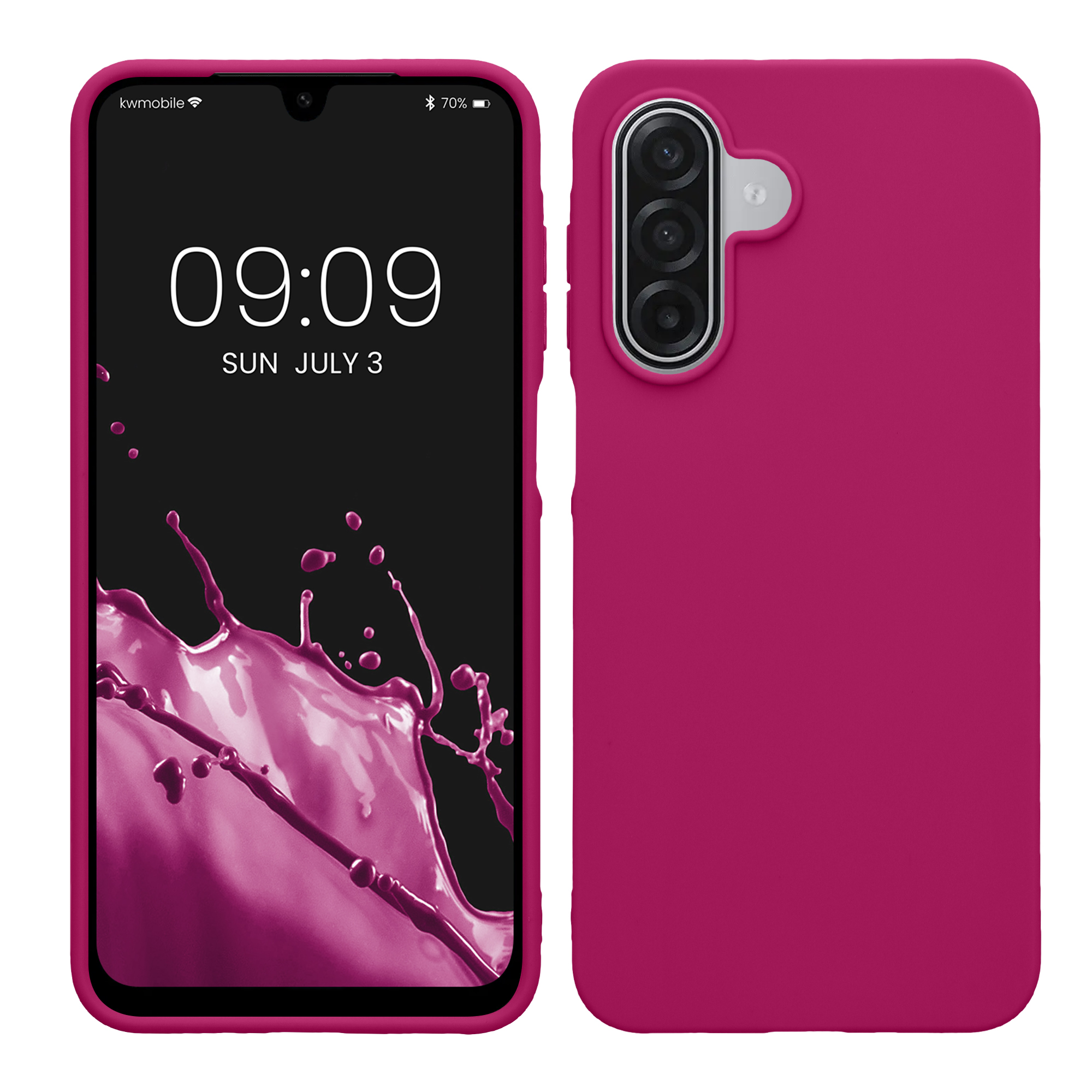 Pouzdro pro Samsung Galaxy A18 4G / 5G kwmobile TPU - neonově fialová