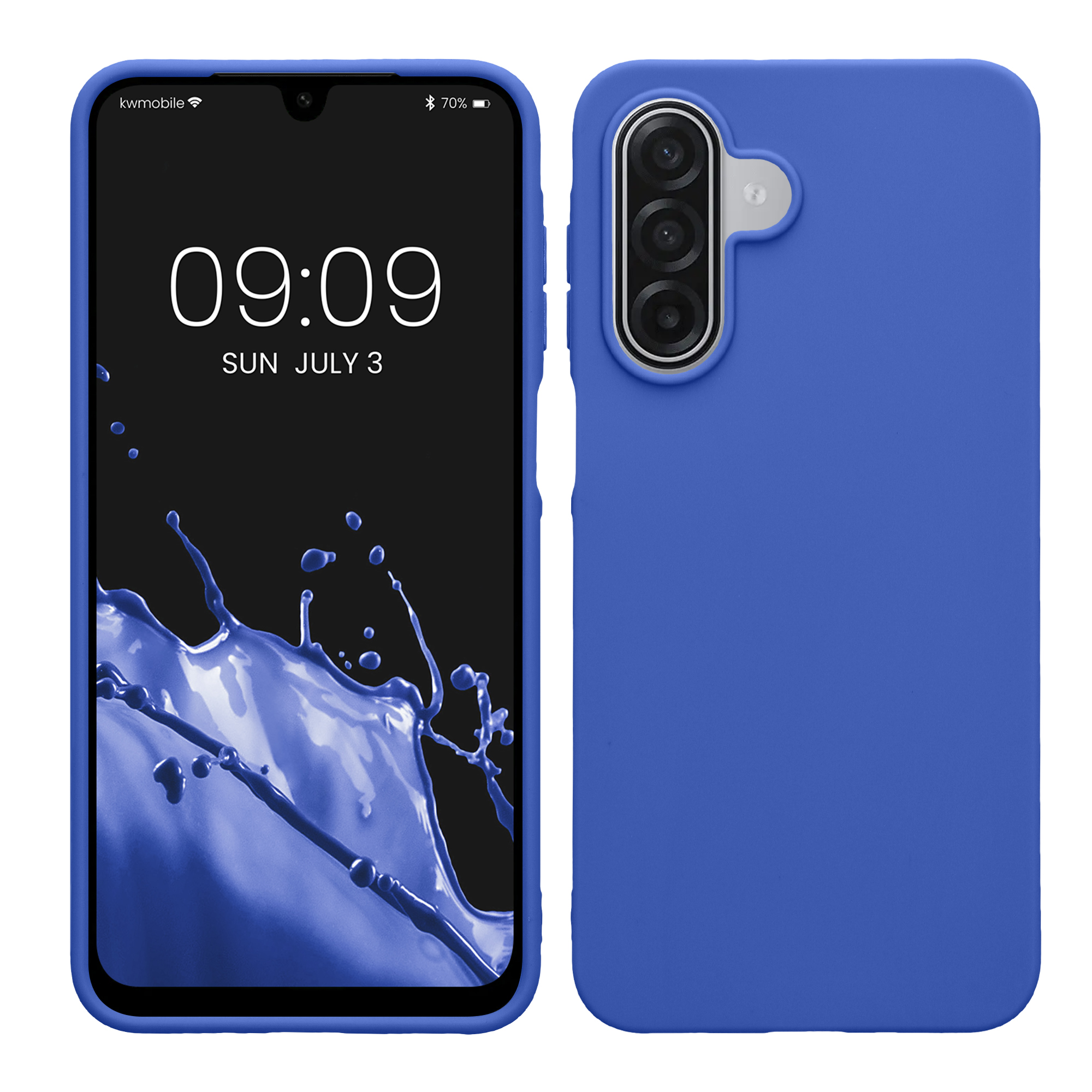 Pouzdro pro Samsung Galaxy A18 4G / 5G kwmobile TPU - baltská modrá