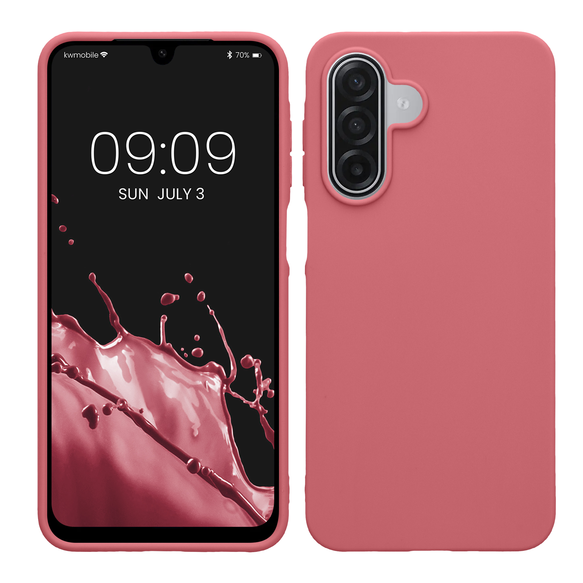 Pouzdro pro Samsung Galaxy A18 4G / 5G kwmobile TPU - tmavě starorůžová