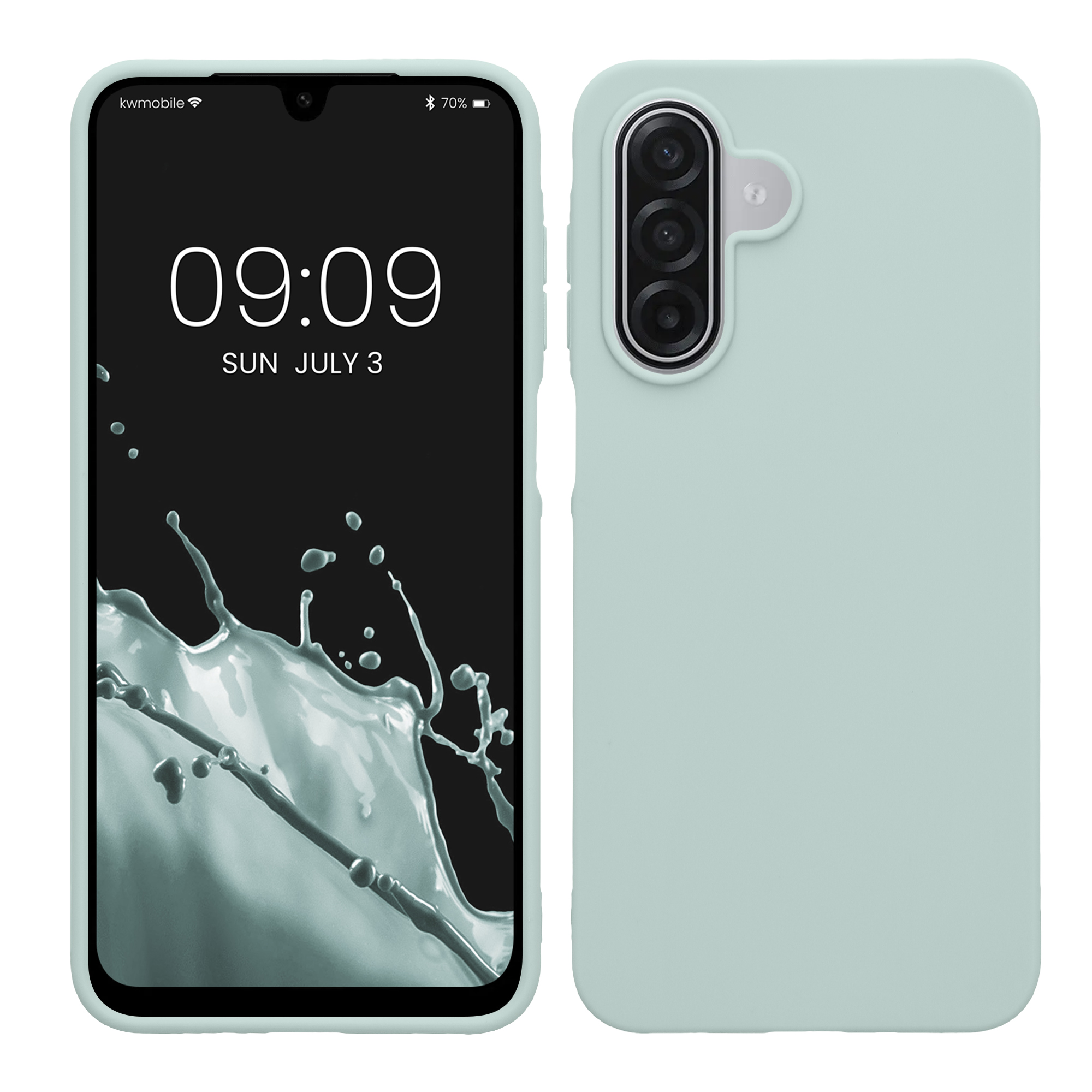 Pouzdro pro Samsung Galaxy A18 4G / 5G kwmobile TPU - světle mátová