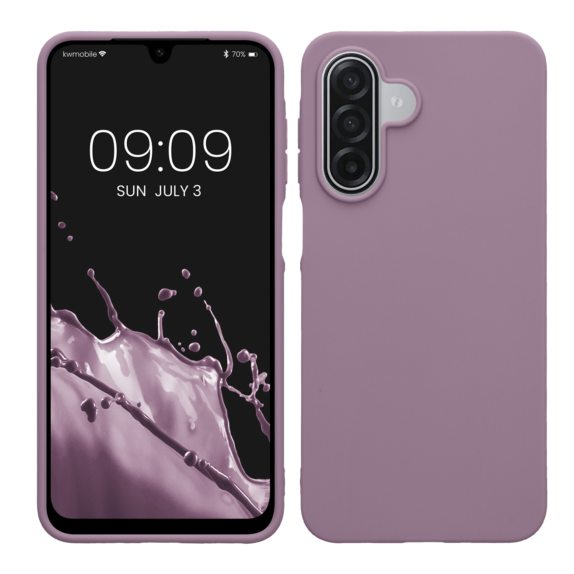 Pouzdro pro Samsung Galaxy A18 4G / 5G kwmobile TPU - pastelová kosatcová