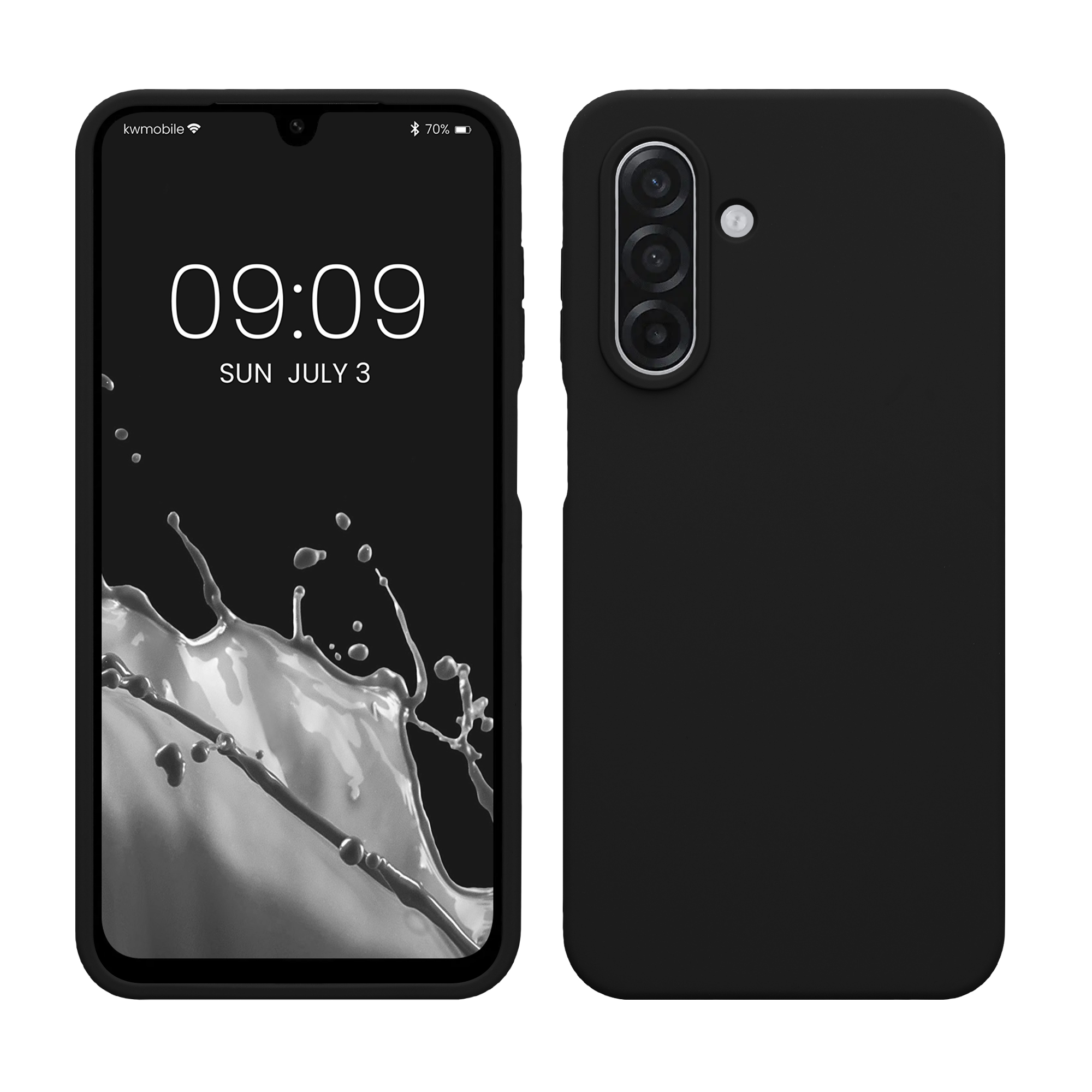 Pouzdro pro Samsung Galaxy A18 4G / 5G kwmobile silikonové - černá