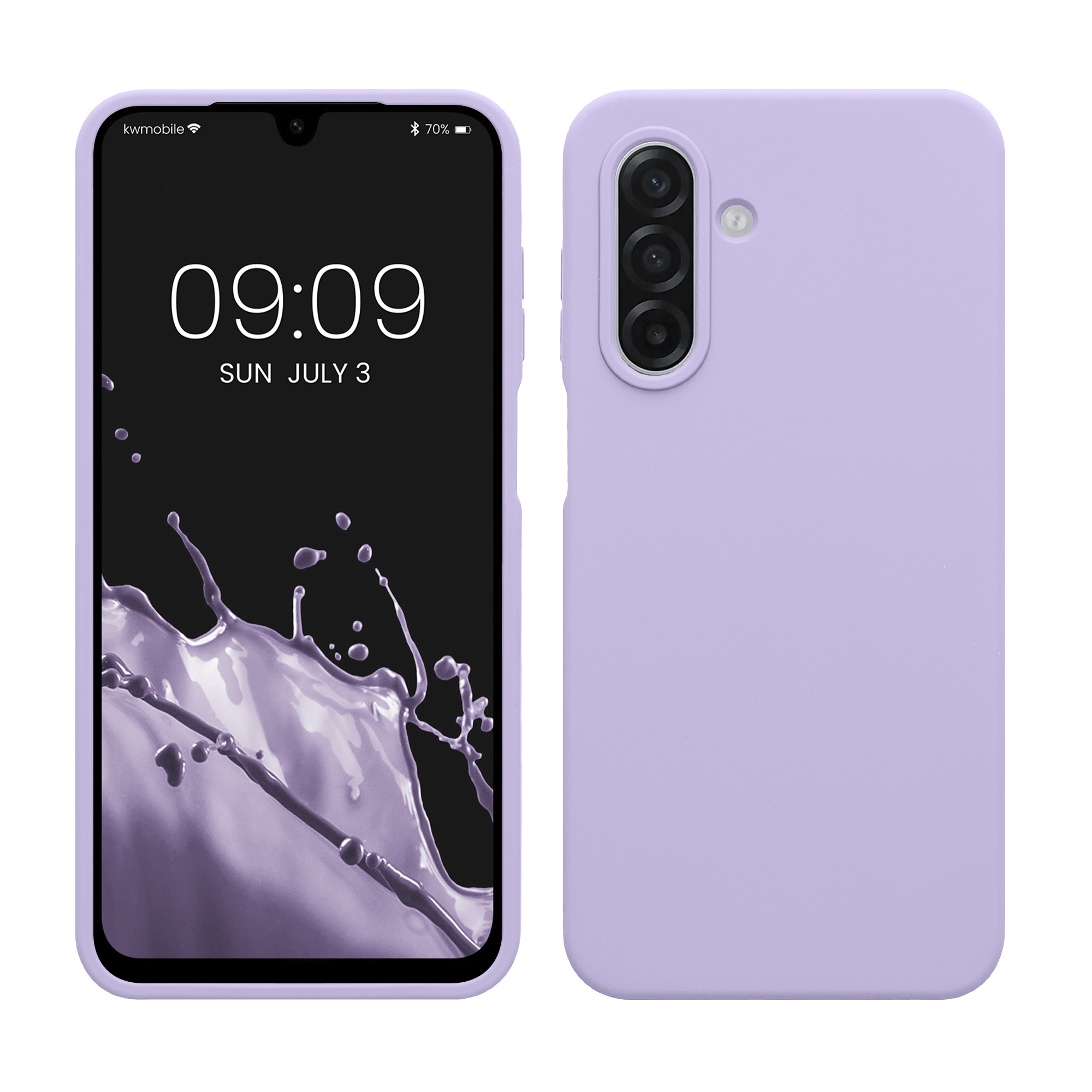 Pouzdro pro Samsung Galaxy A18 4G / 5G kwmobile silikonové - levandulová