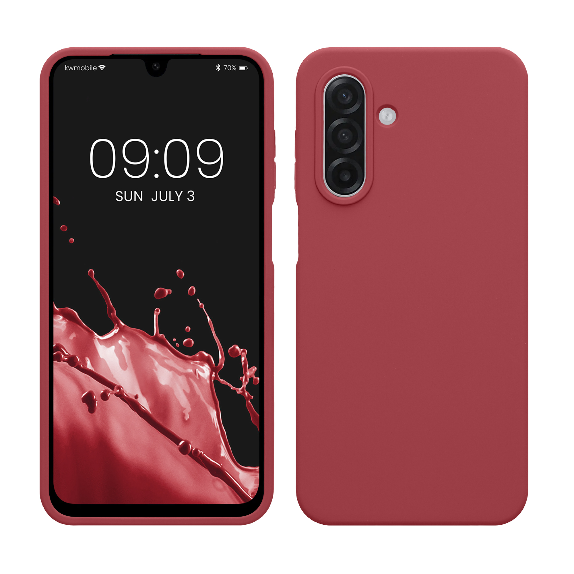 Pouzdro pro Samsung Galaxy A18 4G / 5G kwmobile silikonové - tmavě starorůžová