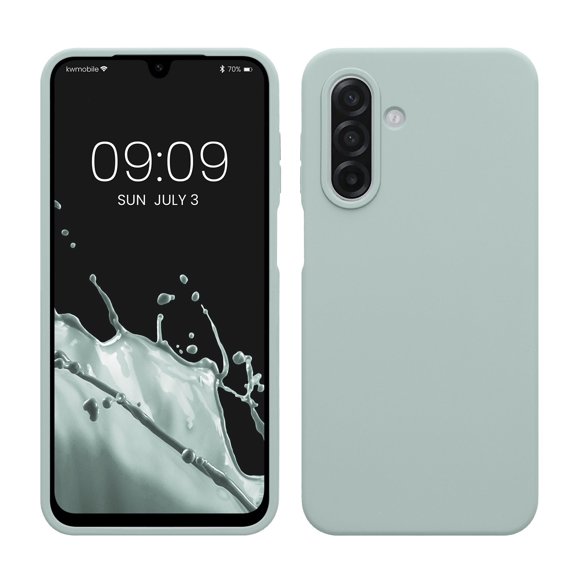 Kryt na mobil Samsung Galaxy A18 4G / 5G - kwmobile, chladivý mátový