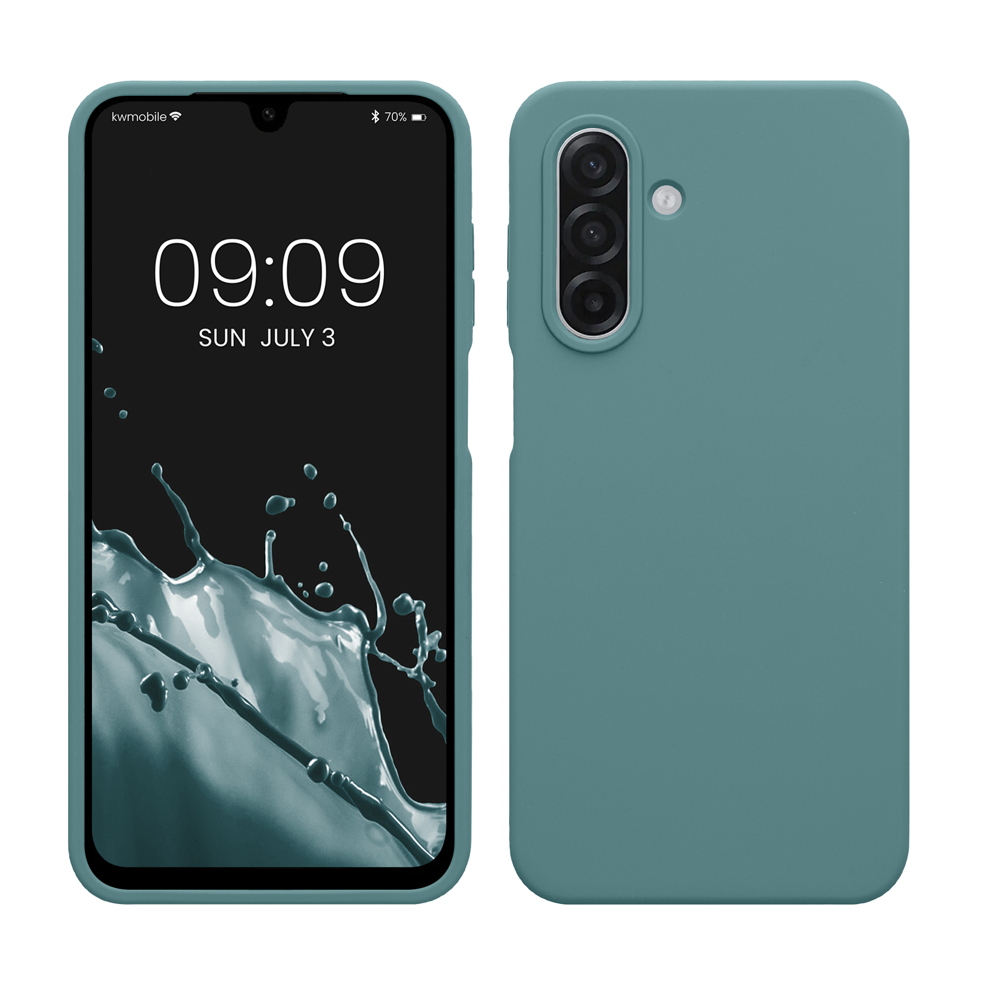 Pouzdro pro Samsung Galaxy A18 4G / 5G kwmobile silikonové - arktická noc