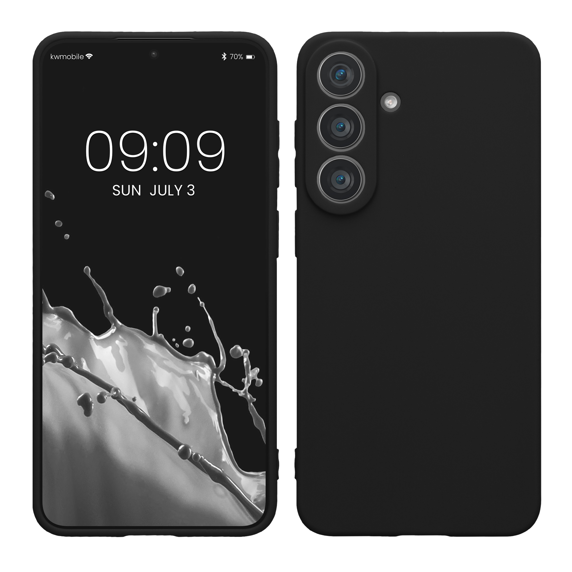 Tenký matný TPU kryt pro Samsung Galaxy S26 FE kwmobile ‑ černá