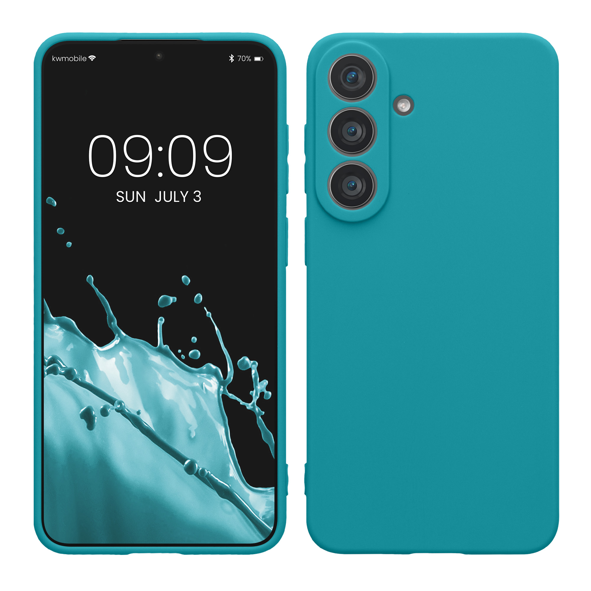 Tenký matný TPU kryt pro Samsung Galaxy S26 FE kwmobile ‑ matná petrolejová