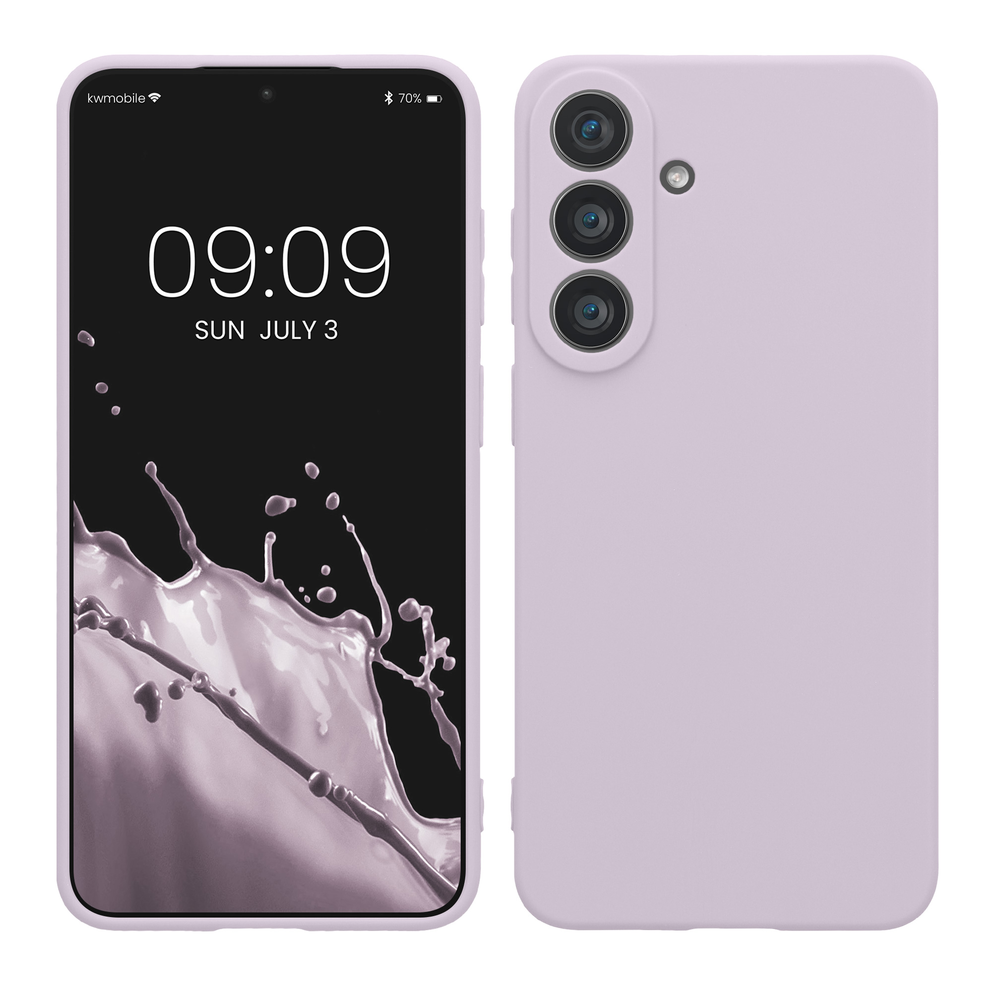 Tenký matný TPU kryt pro Samsung Galaxy S26 FE kwmobile ‑ levandulová
