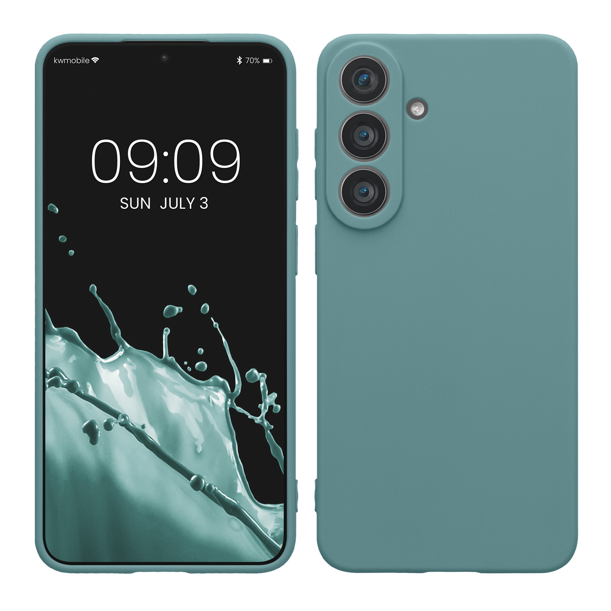 Tenký matný TPU kryt pro Samsung Galaxy S26 FE kwmobile ‑ arktická noc