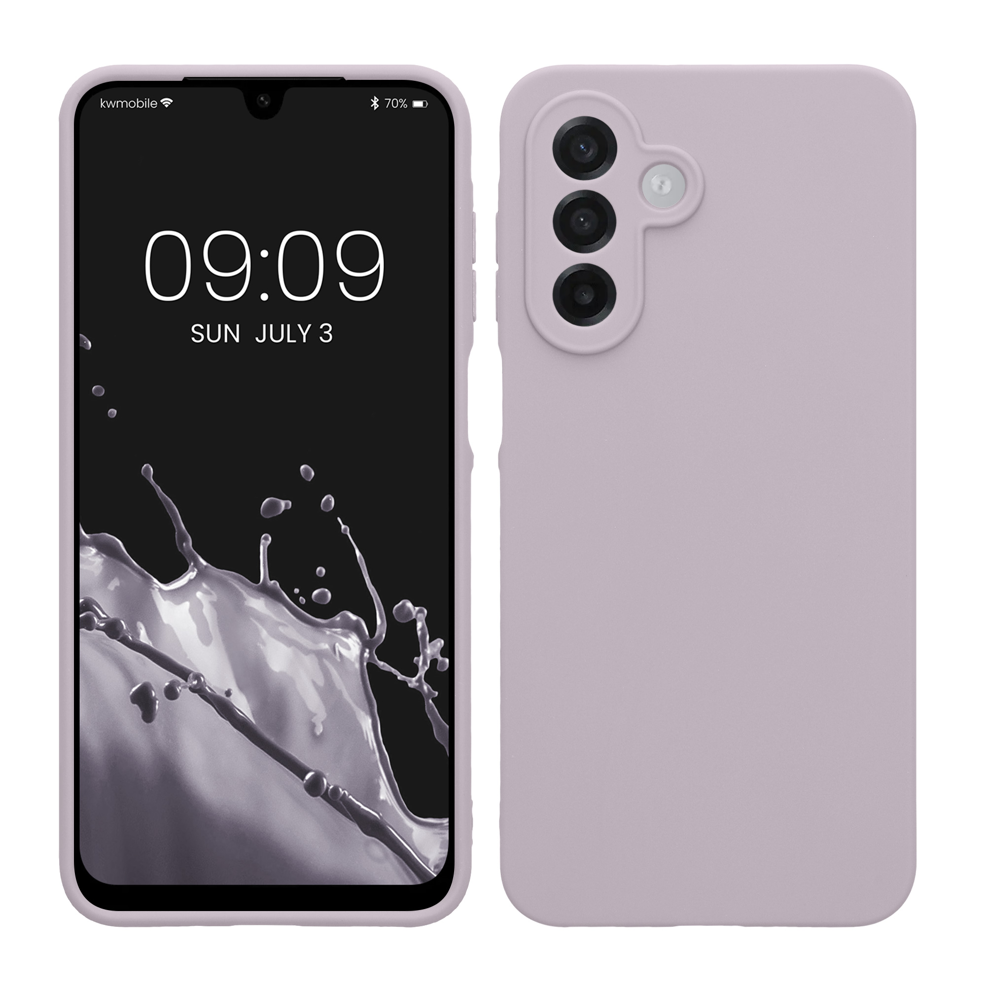 Kryt na mobil Samsung Galaxy A18 4G / 5G, tenký - kwmobile, levandulový