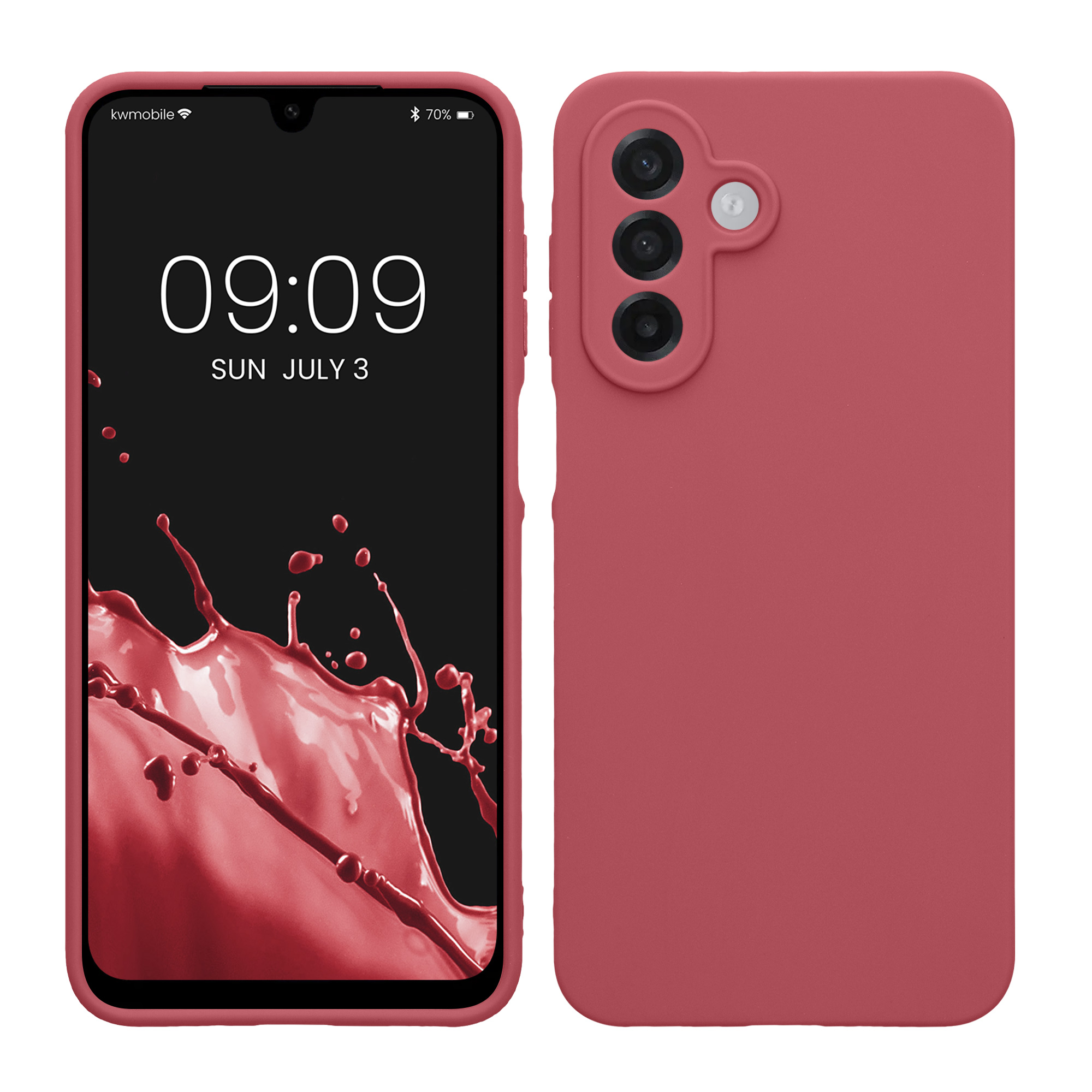 Kryt na mobil Samsung Galaxy A18 4G / 5G, tenký - kwmobile, tmavě růžový