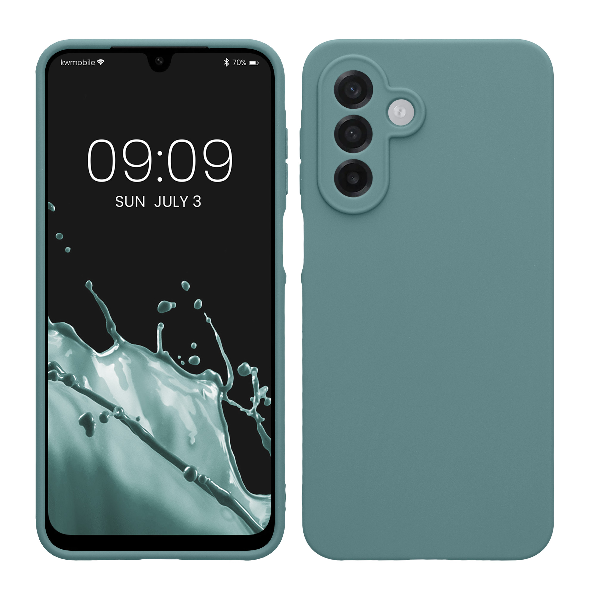 Kryt na mobil Samsung Galaxy A18 4G / 5G, tenký - kwmobile, arktická noc