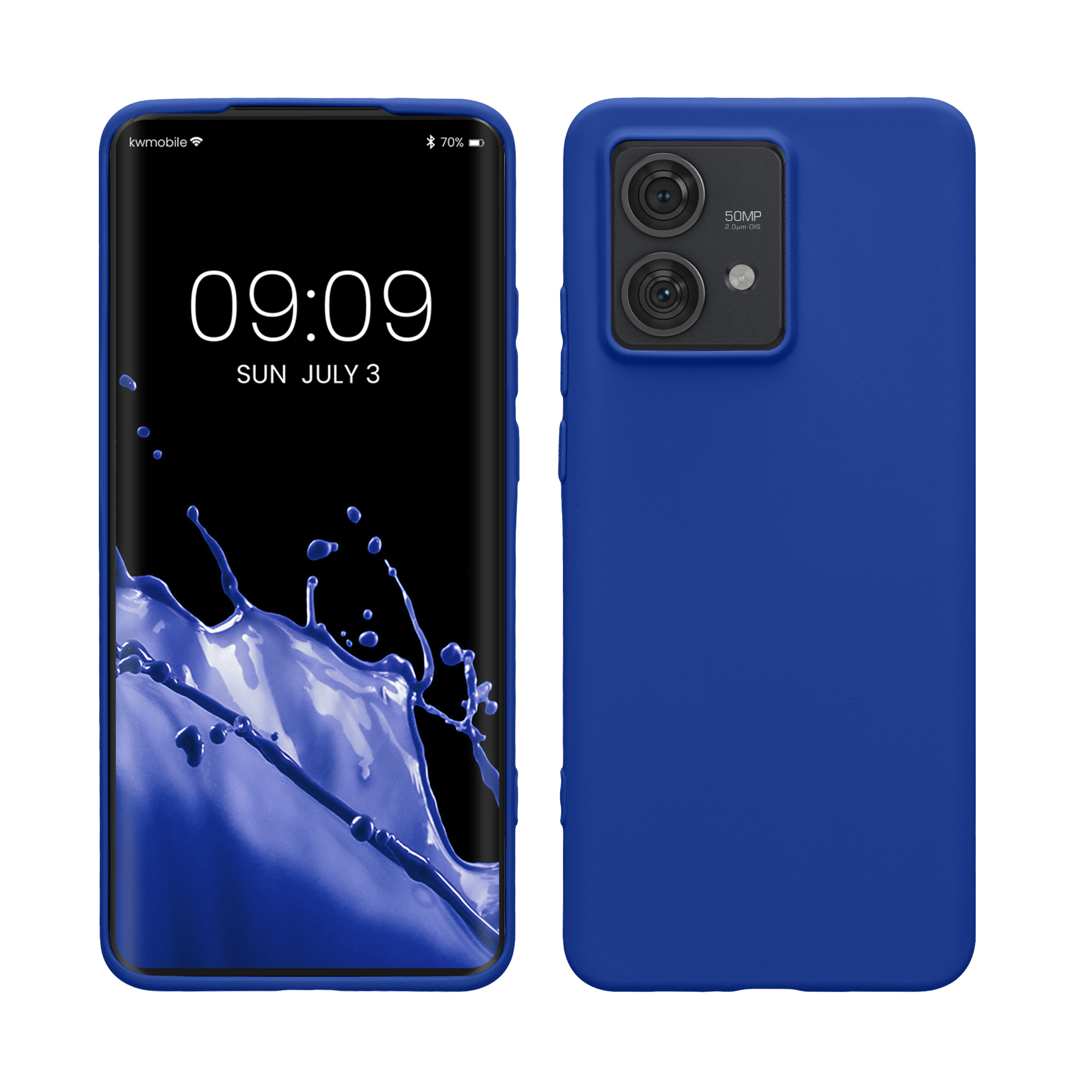 Kryt na mobil Motorola Edge 40 Neo kwmobile TPU baltická modrá