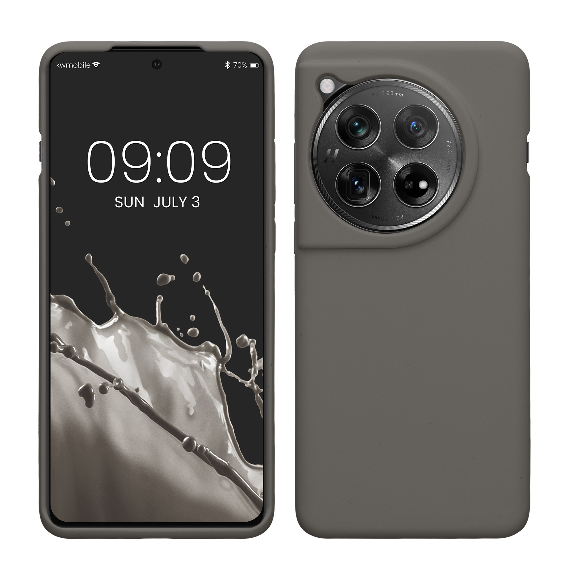Kryt na mobil OnePlus 12 kwmobile TPU kamenný prach