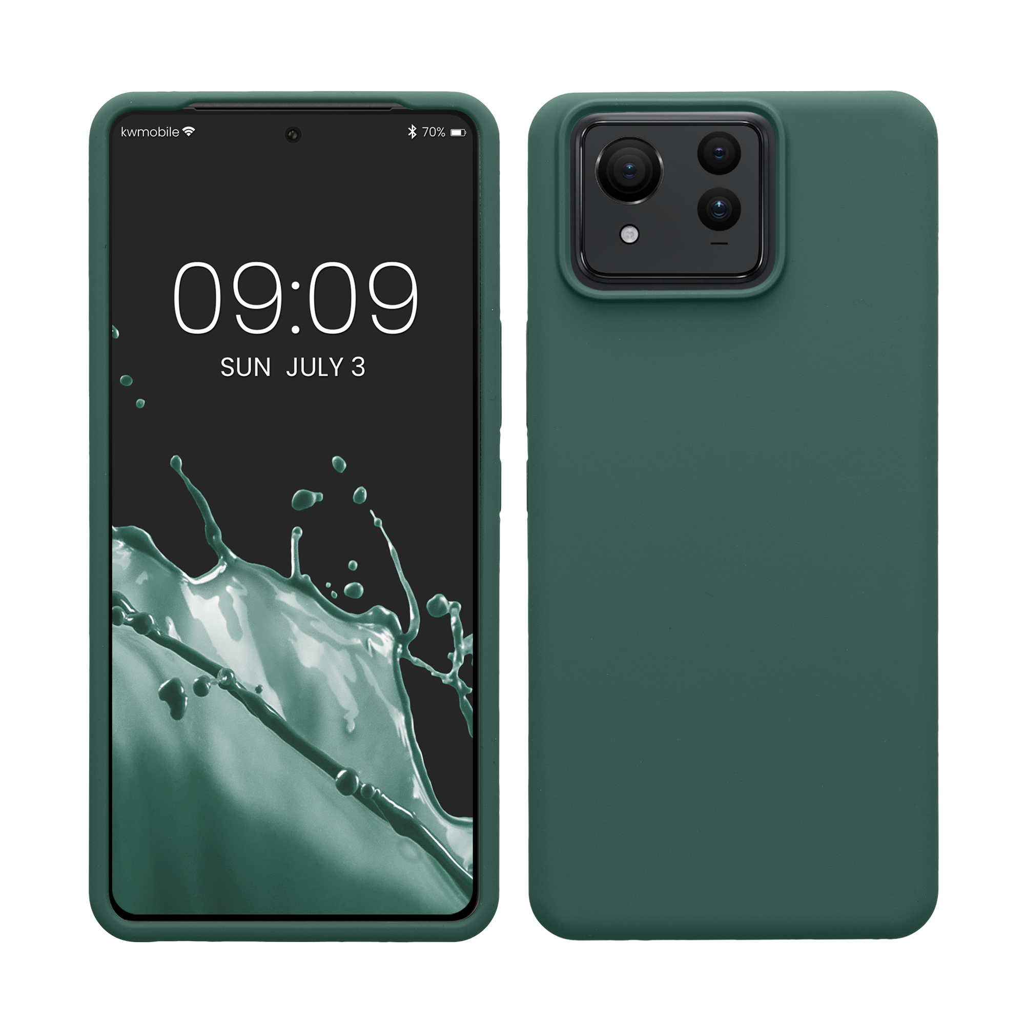 Pouzdro pro ASUS Zenfone 11 Ultra kwmobile silikonové - lesní zelená