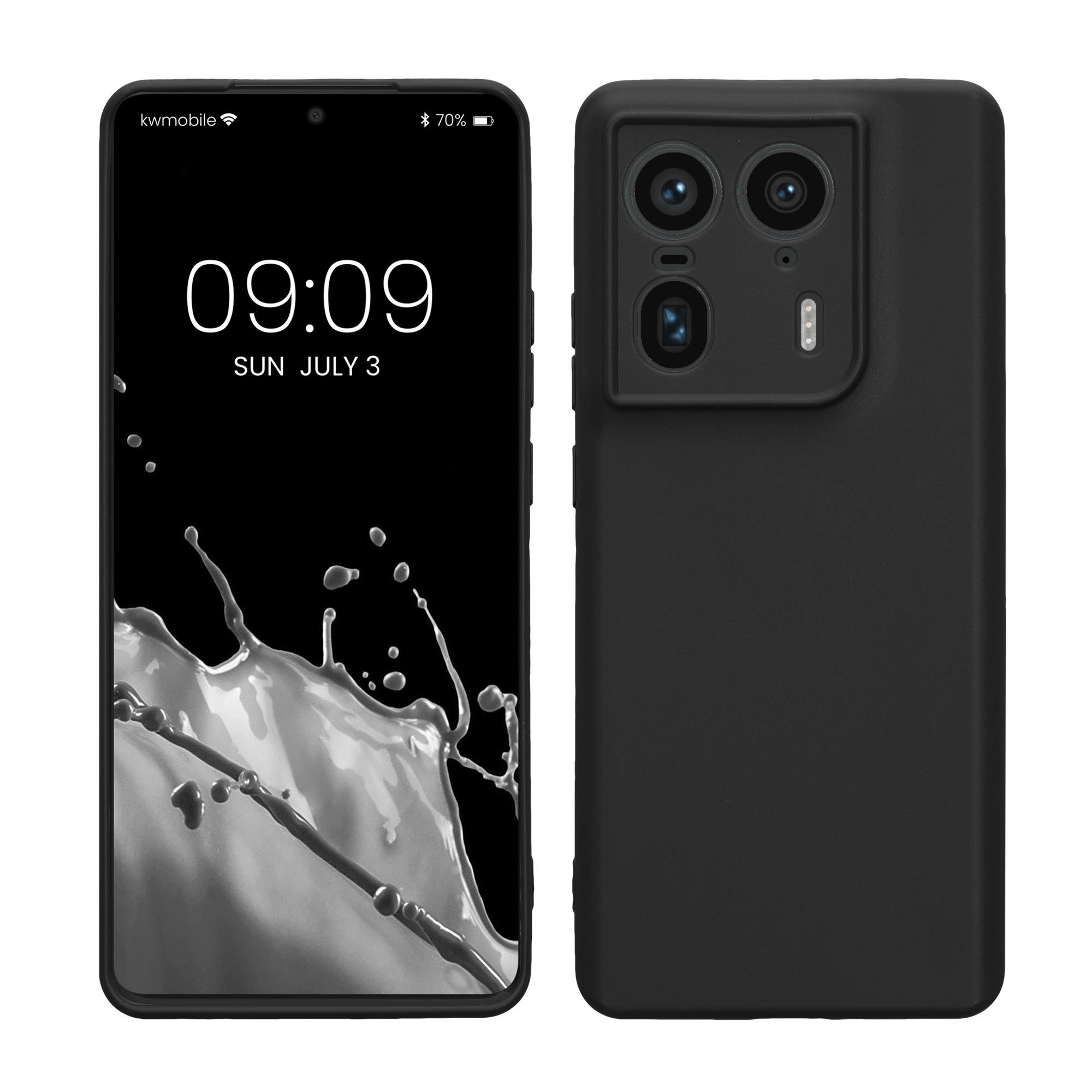 Kryt na mobil Motorola Edge 50 Ultra kwmobile TPU matná černá