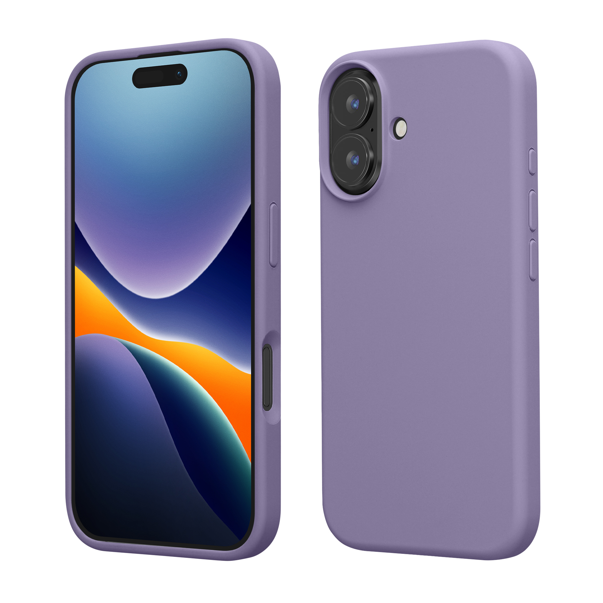 Silikonový kryt kwmobile pro iPhone 16 - fialová