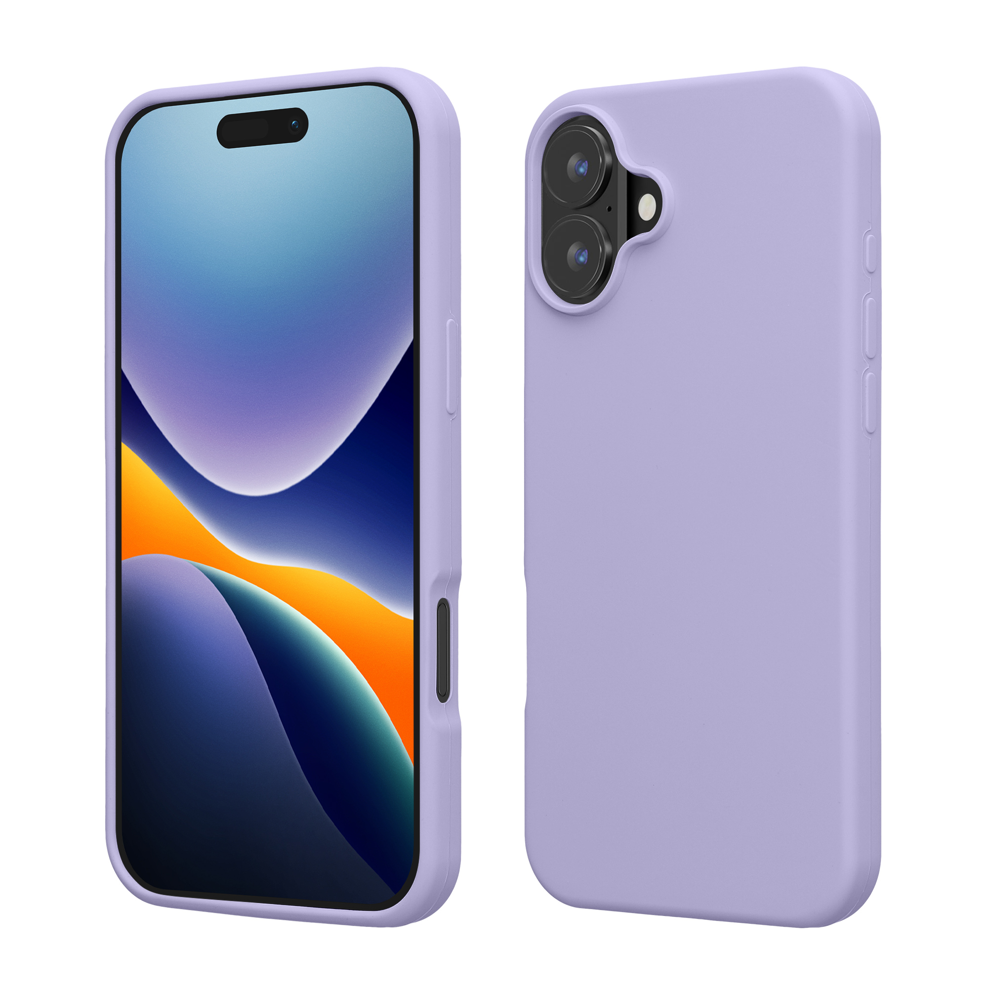 Pouzdro pro Apple iPhone 16 kwmobile silikonové - levandulová