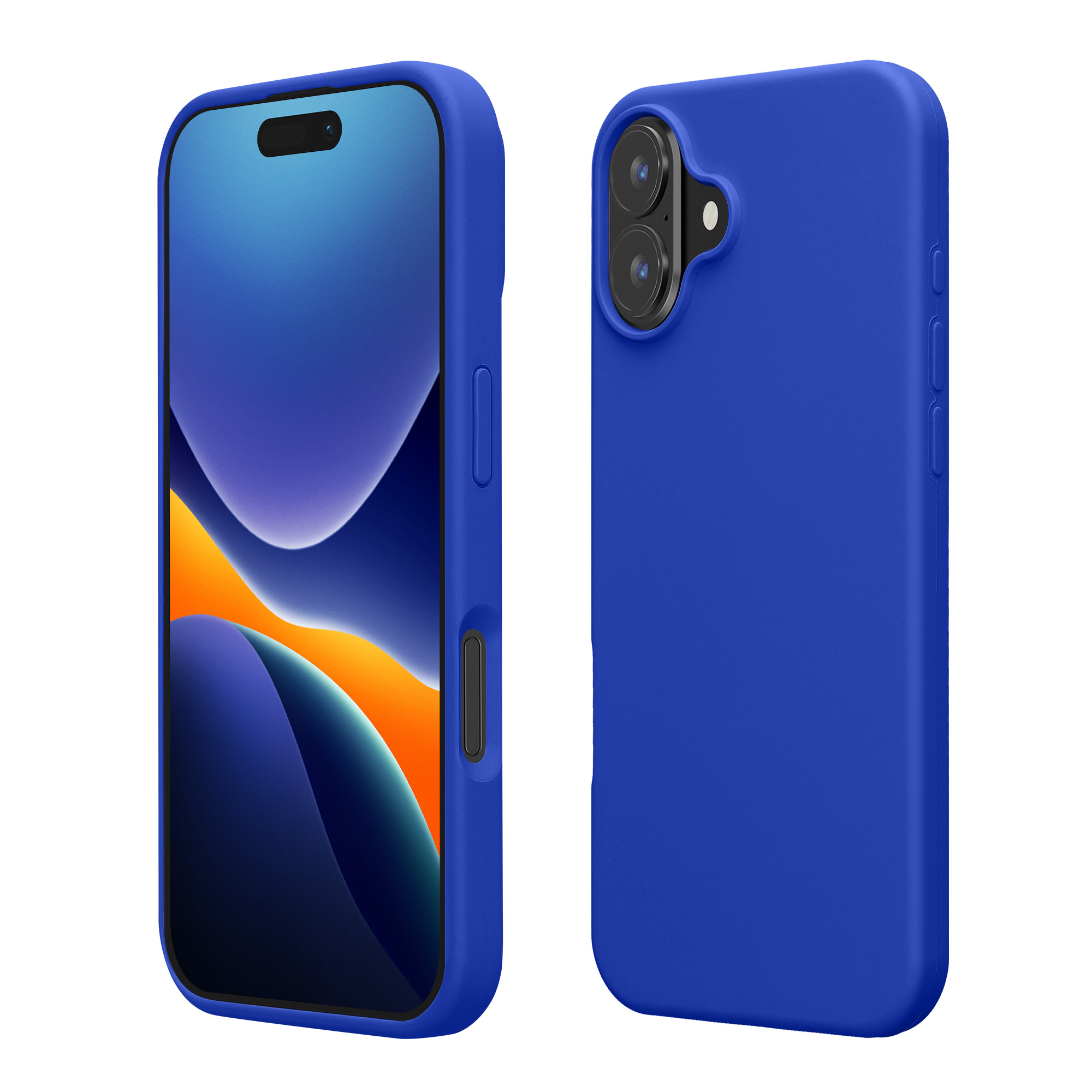 Silikonový kryt na mobil Apple iPhone 16 Plus kwmobile - modrá