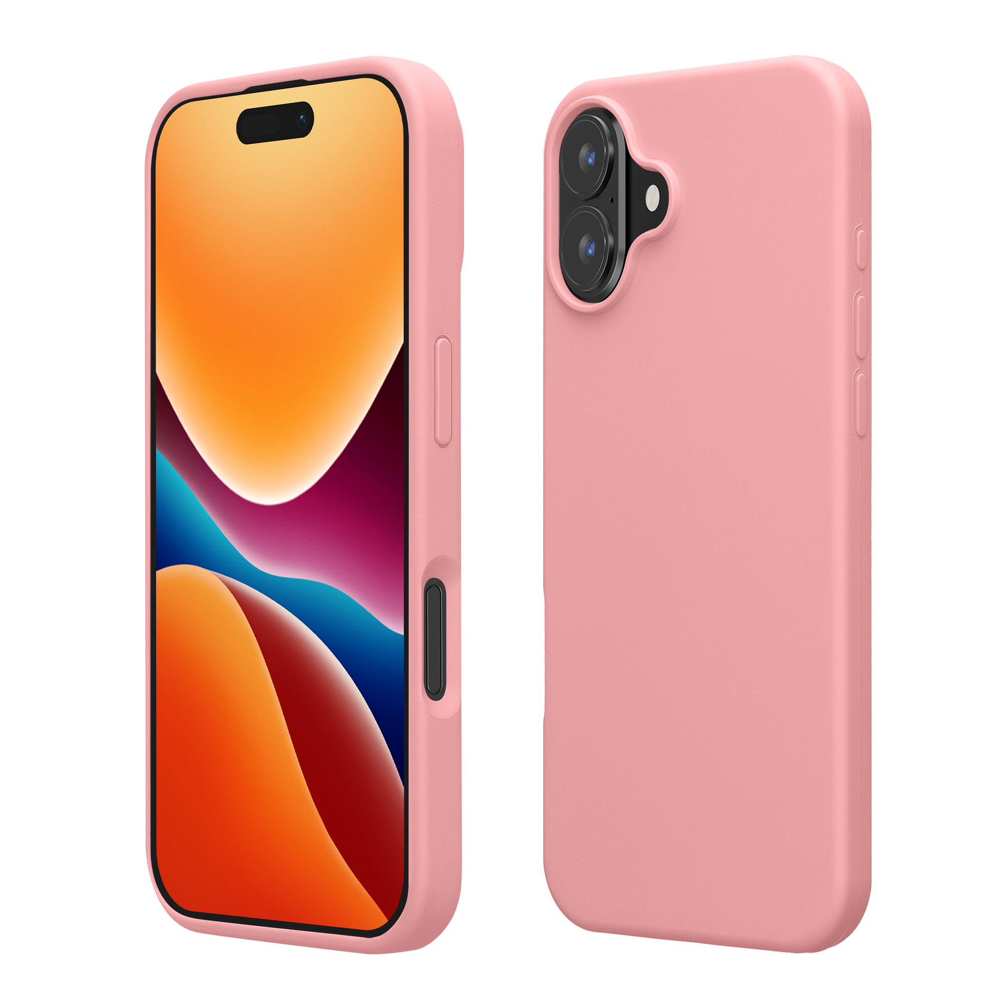 Silikonový kryt na mobil Apple iPhone 16 Plus kwmobile - růžová