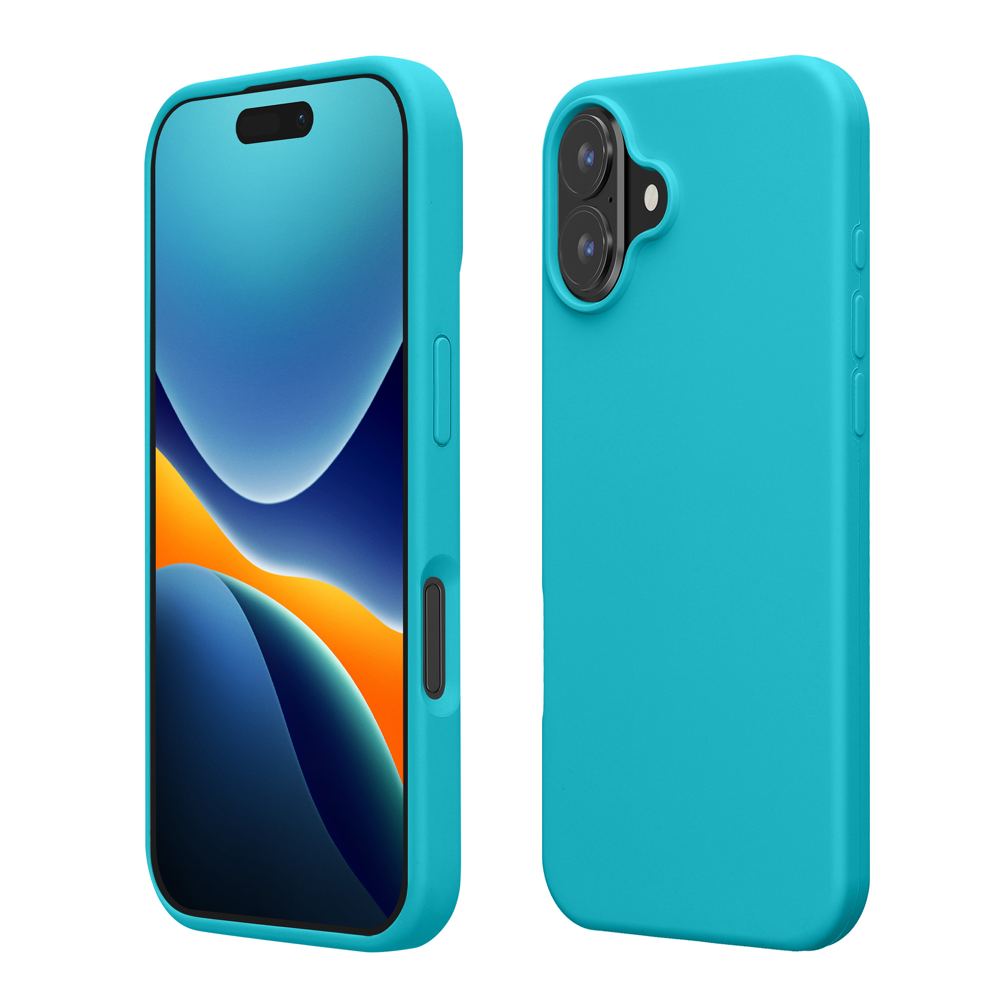 Pouzdro pro Apple iPhone 16 Plus kwmobile silikonové - ledově modrá
