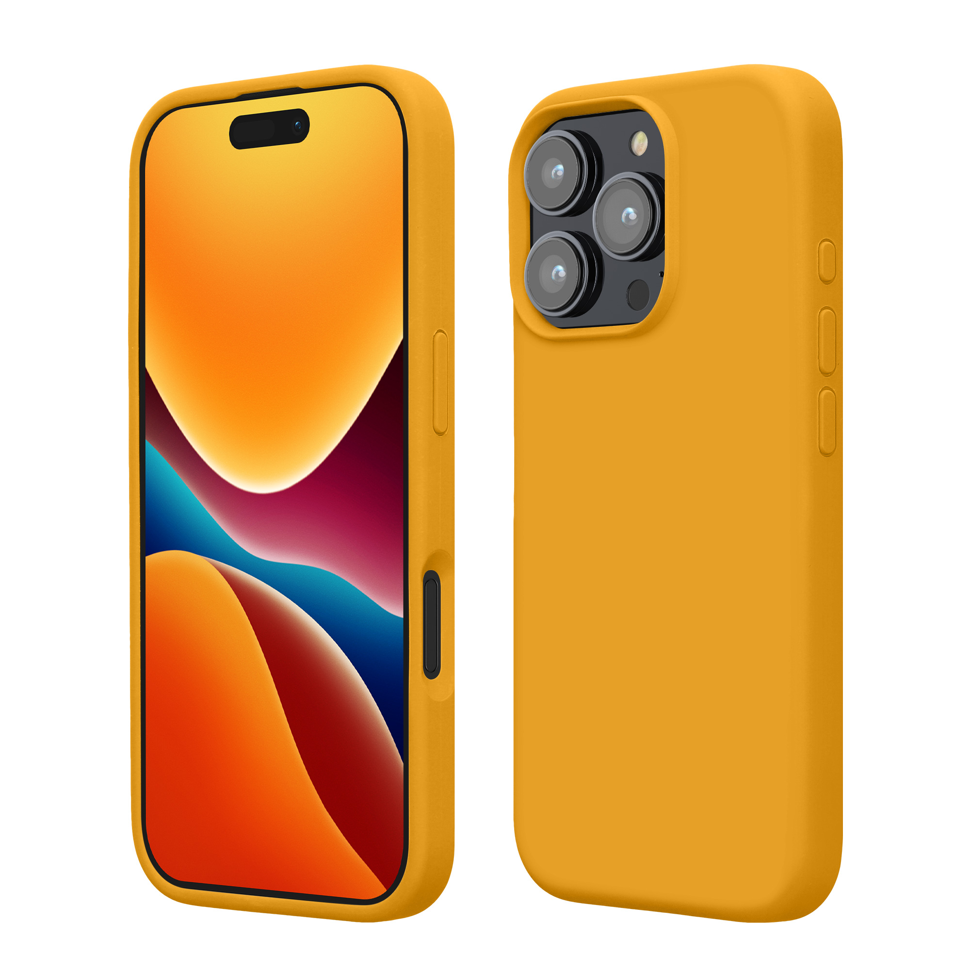 Silikonový kryt na mobil Apple iPhone 16 Pro kwmobile - Mango