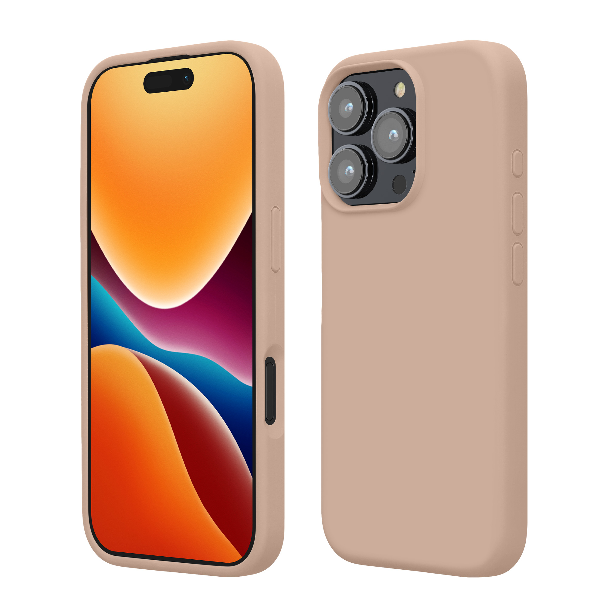 Silikonový kryt na mobil Apple iPhone 16 Pro kwmobile - Coconut Swirl