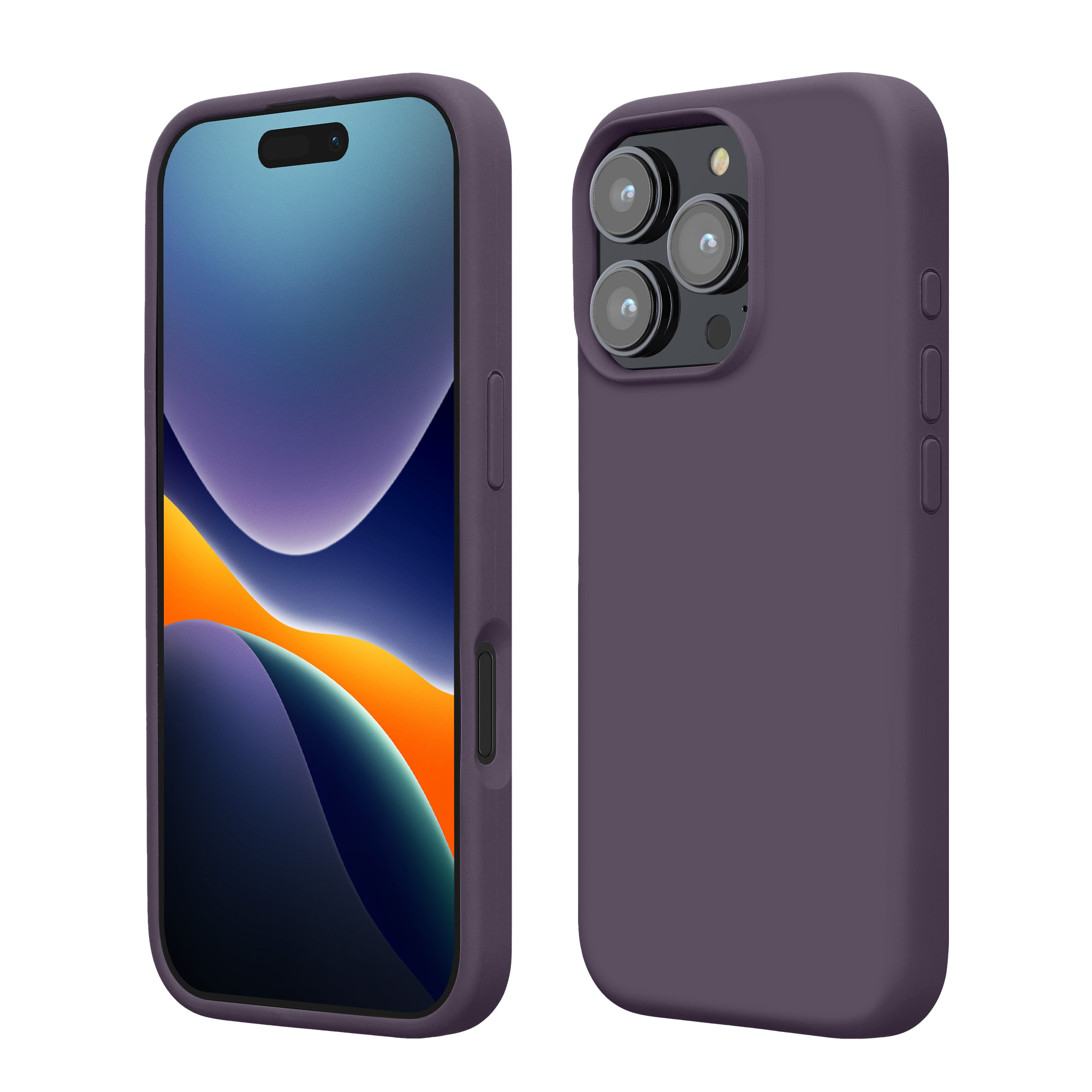 Silikonový kryt na mobil Apple iPhone 16 Pro kwmobile - Pale Iris