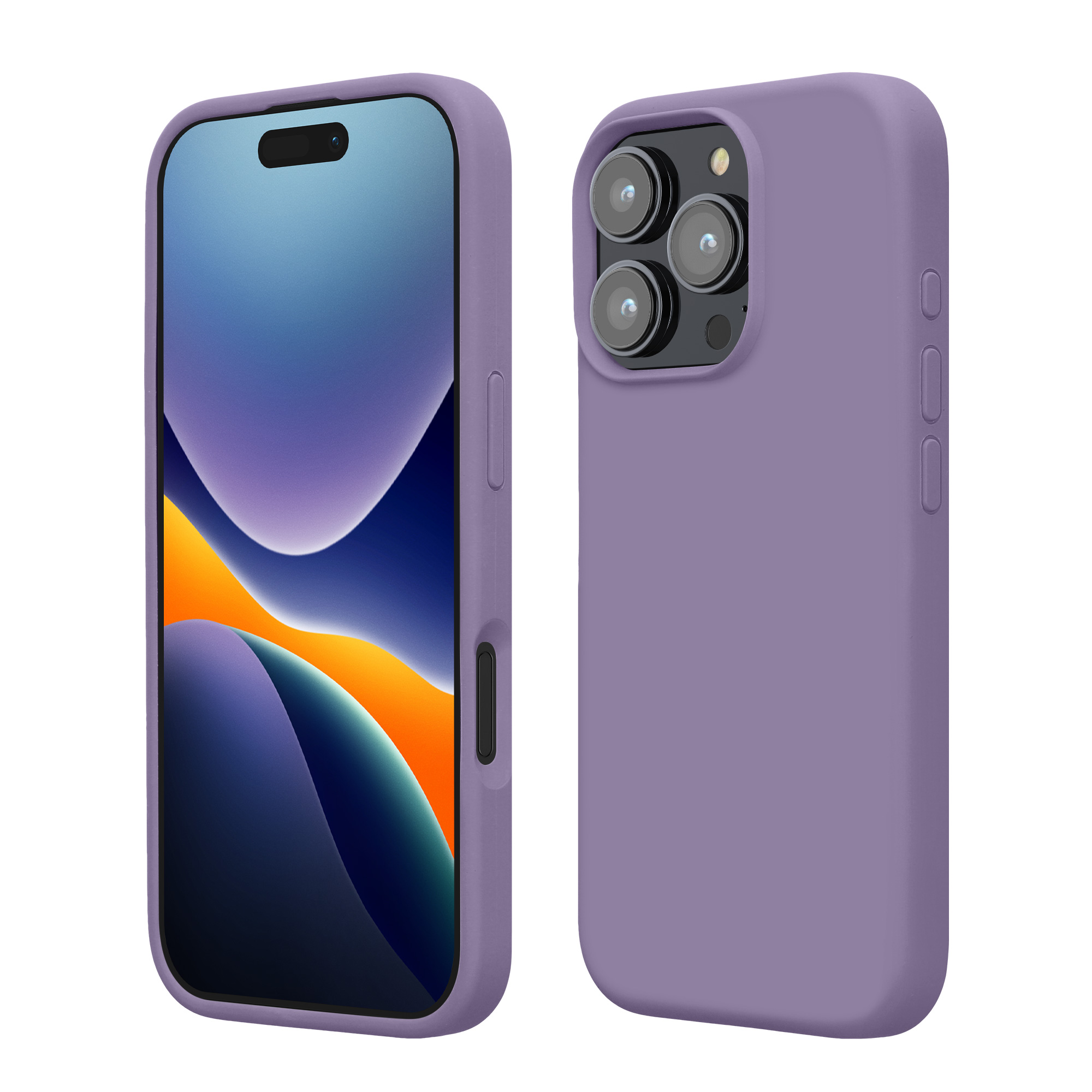 Silikonový kryt na mobil Apple iPhone 16 Pro kwmobile - fialová