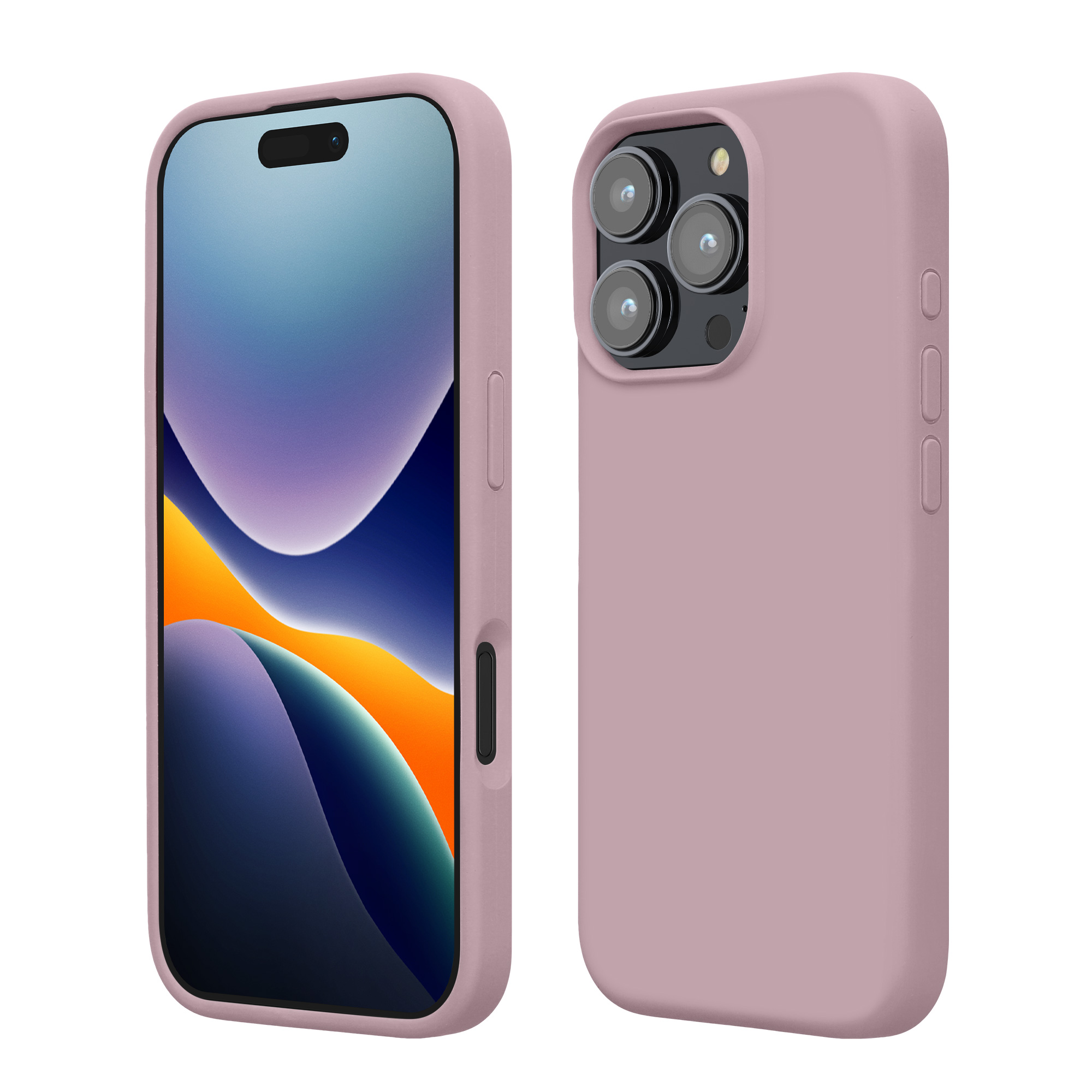 Silikonový kryt na mobil Apple iPhone 16 Pro kwmobile - Mauve