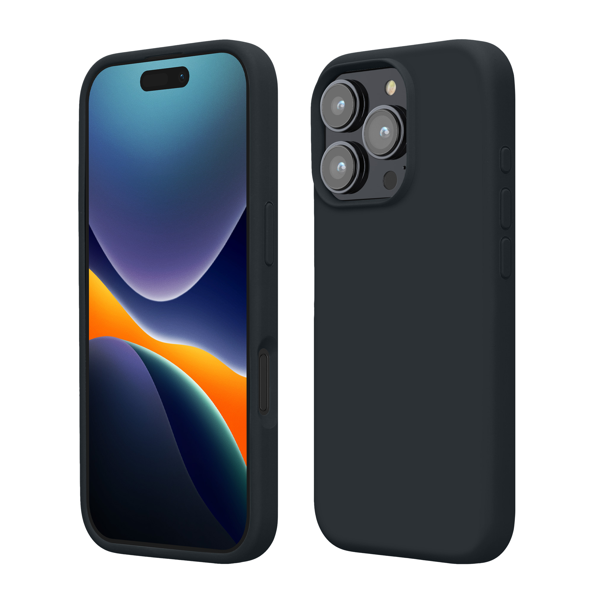 Silikonový kryt na mobil Apple iPhone 16 Pro kwmobile - modrá