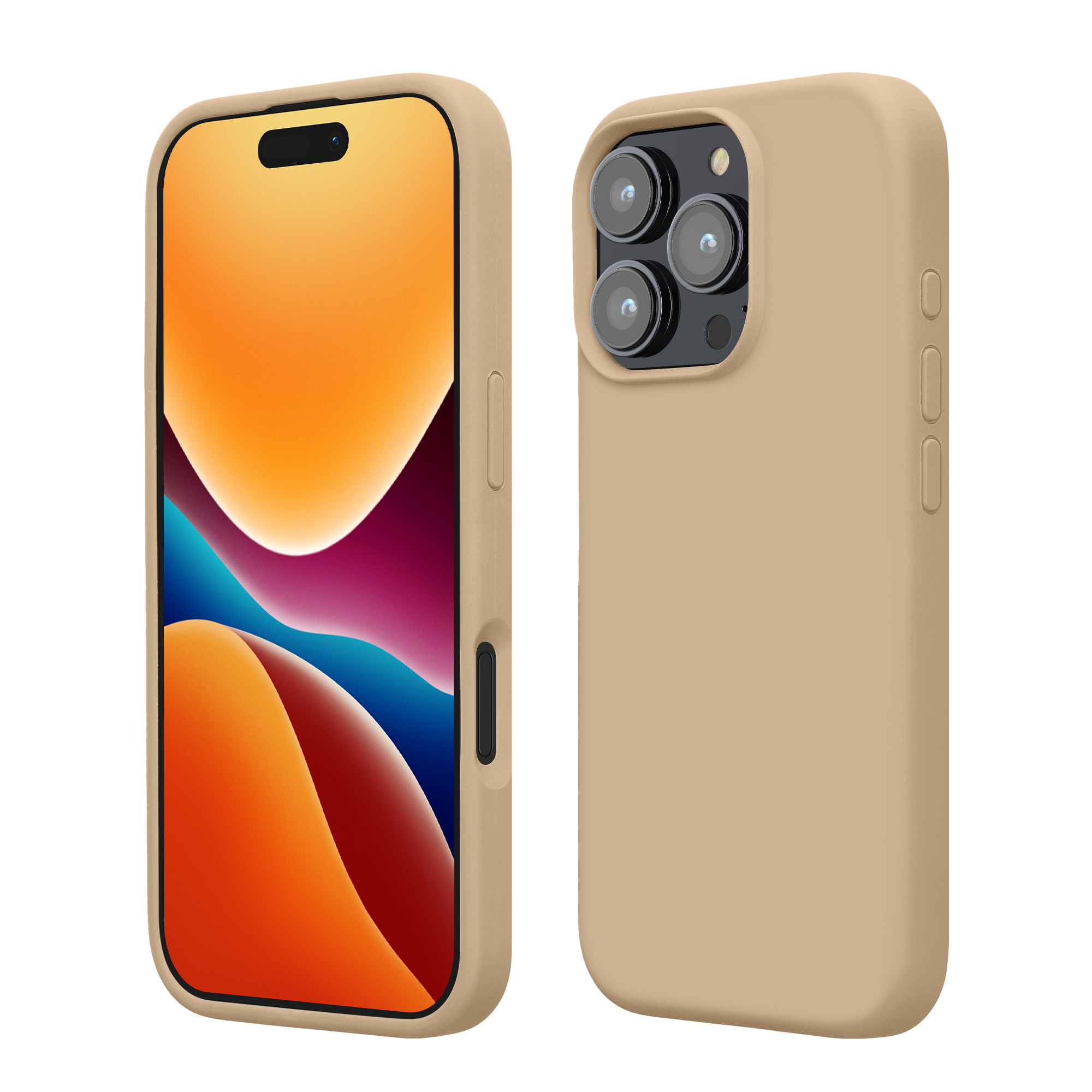 Silikonový kryt na mobil Apple iPhone 16 Pro kwmobile - Mother Of Pearl