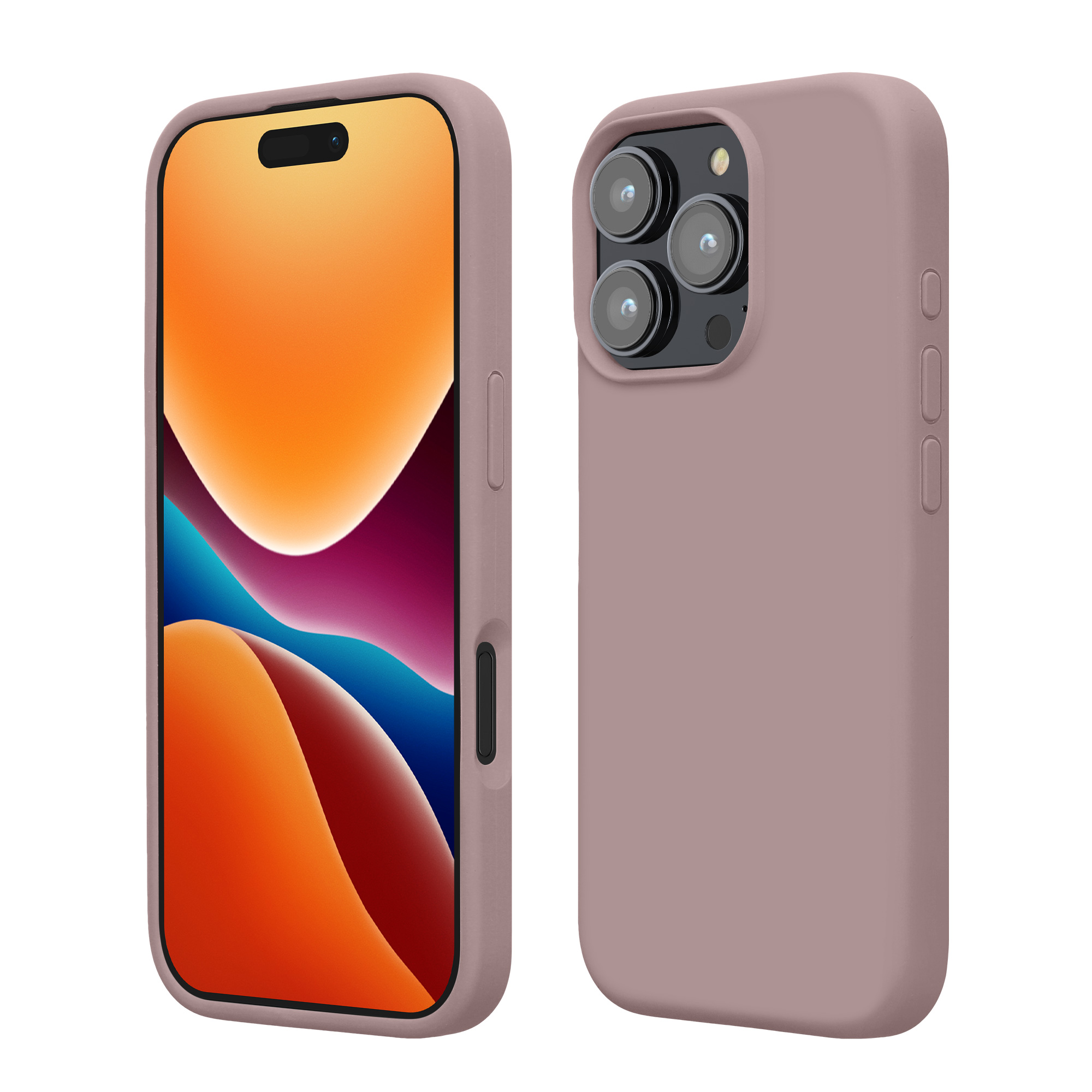 Pouzdro pro Apple iPhone 16 Pro kwmobile silikonové - světle lila