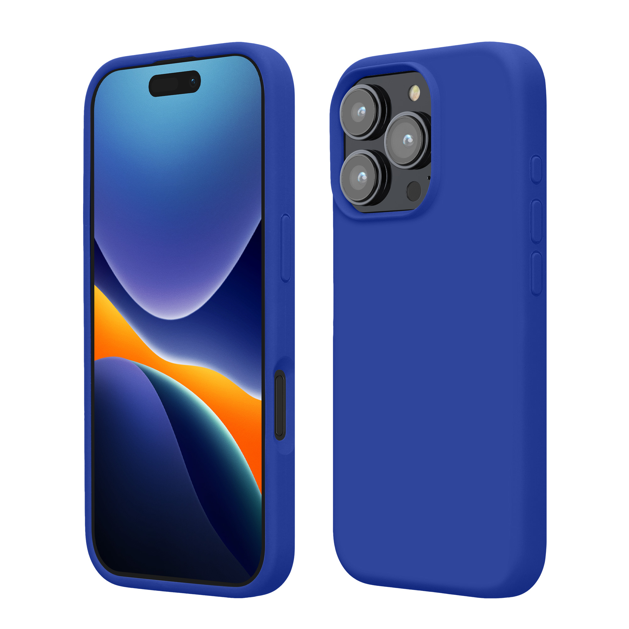 Pouzdro pro Apple iPhone 16 Pro Max kwmobile silikonové - baltská modrá