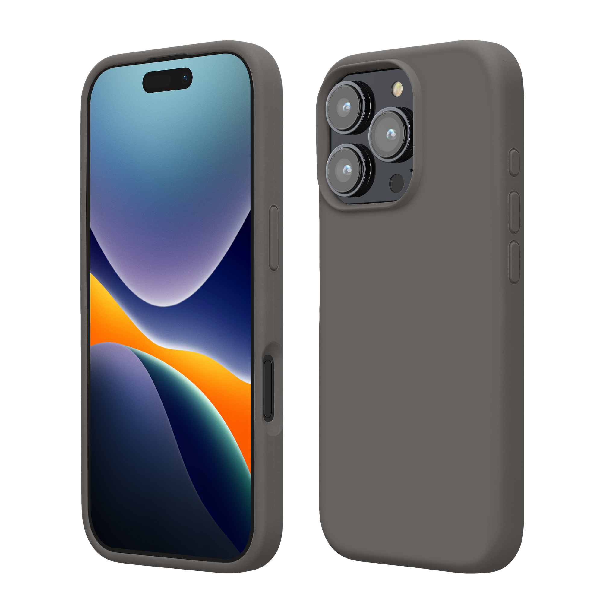 Silikonový kryt na mobil Apple iPhone 16 Pro Max kwmobile - Stone Dust