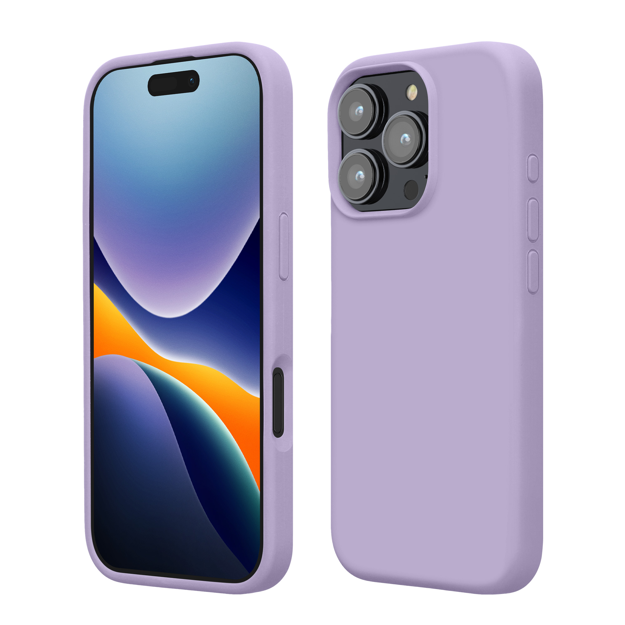 Silikonový kryt na mobil Apple iPhone 16 Pro Max kwmobile - levandulová