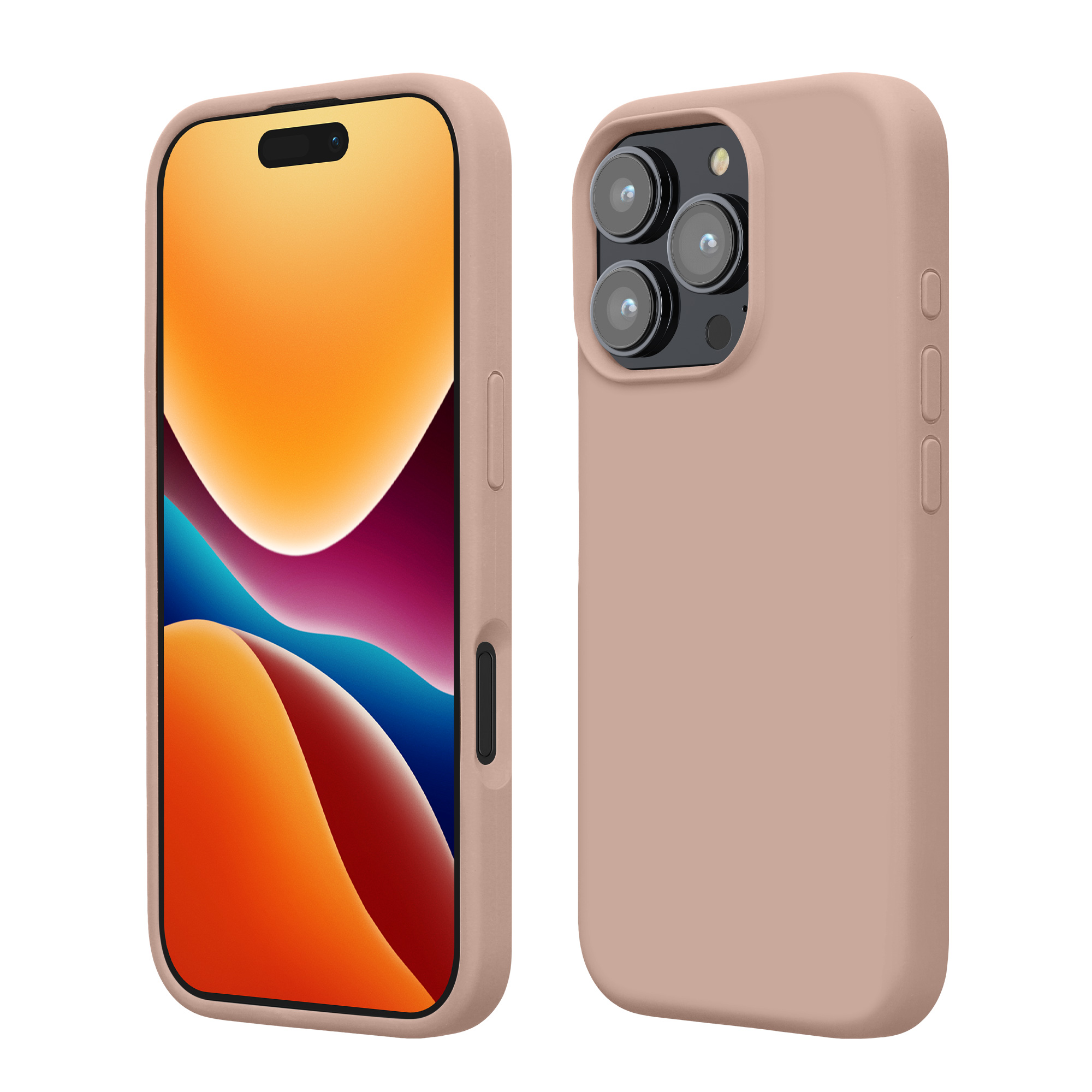 Silikonový kryt na mobil Apple iPhone 16 Pro Max kwmobile - růžová