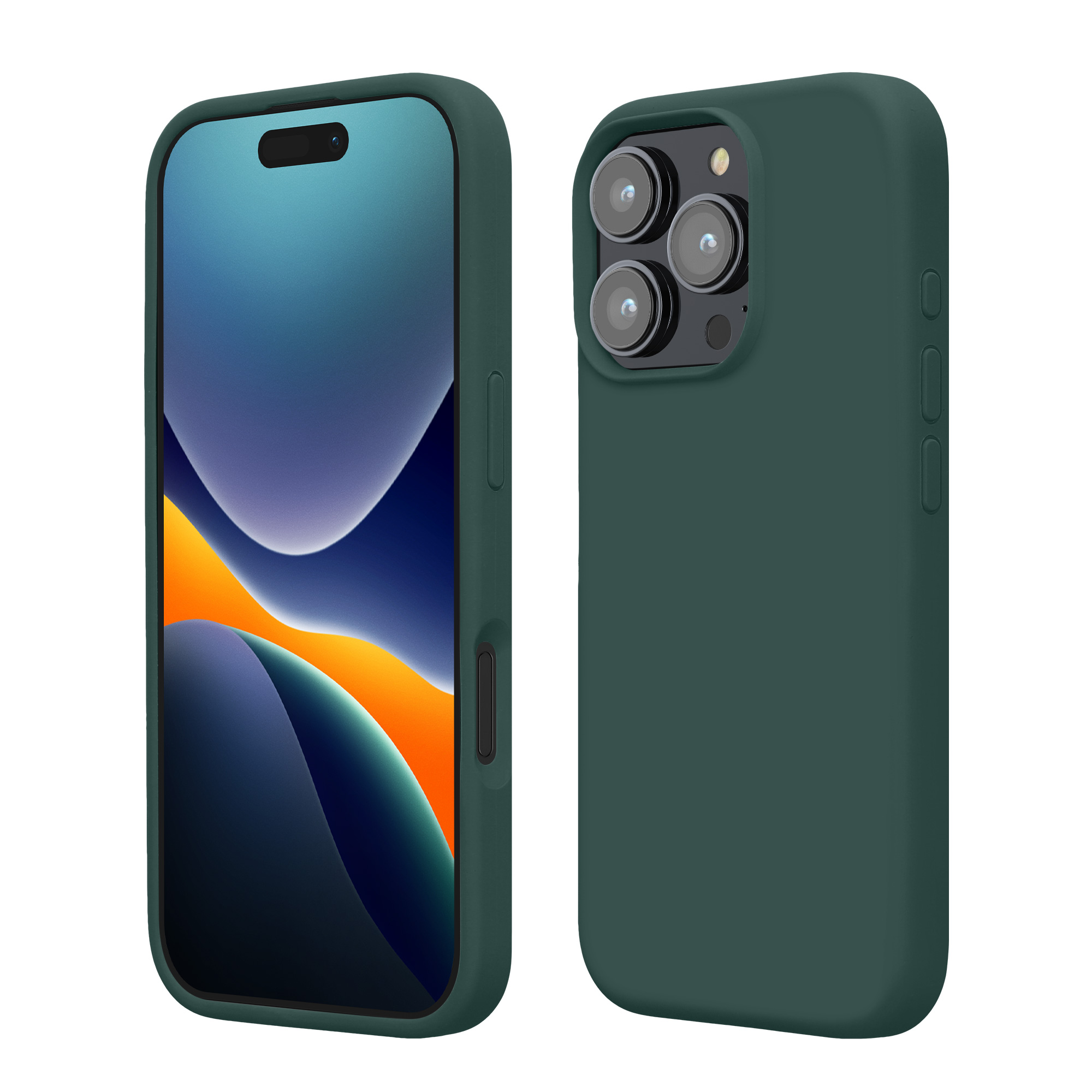 Silikonový kryt na mobil Apple iPhone 16 Pro Max kwmobile - zelená