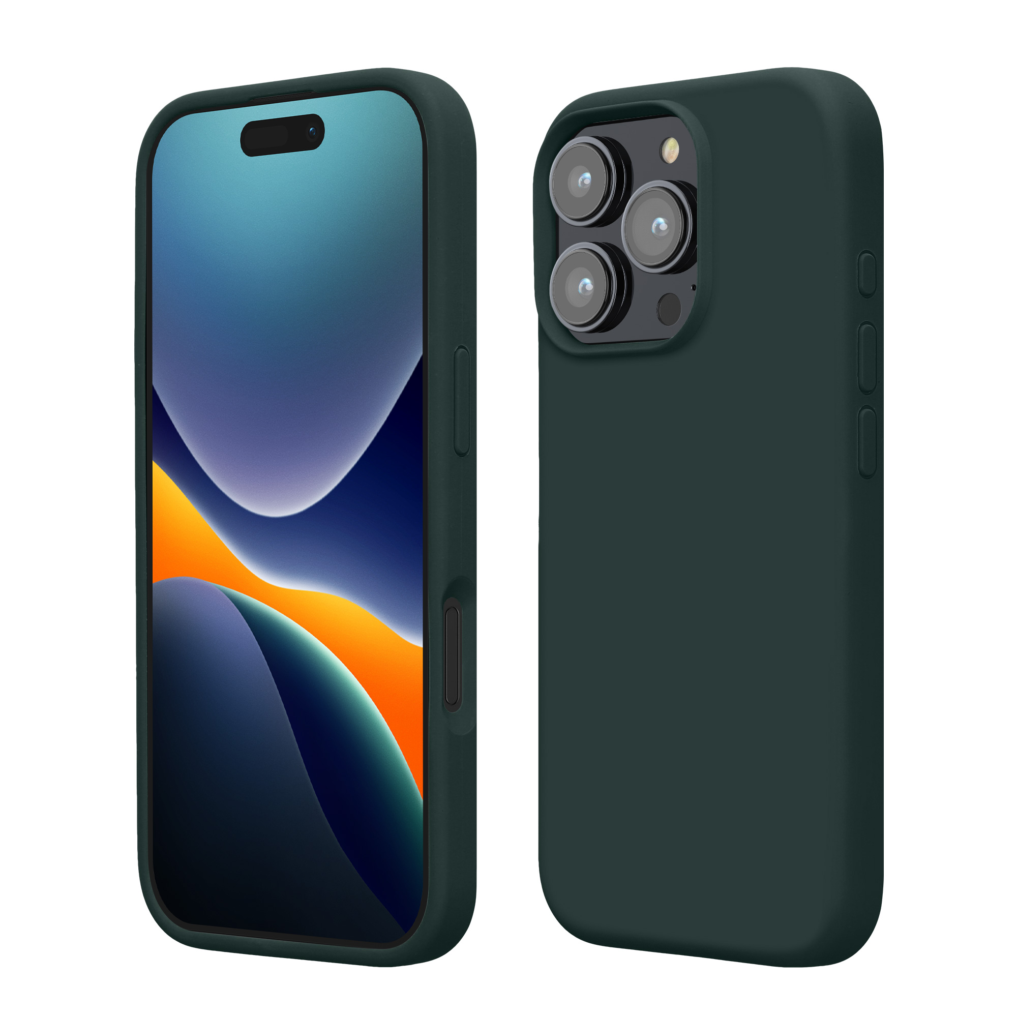 Silikonový kryt na mobil Apple iPhone 16 Pro Max kwmobile - zelená