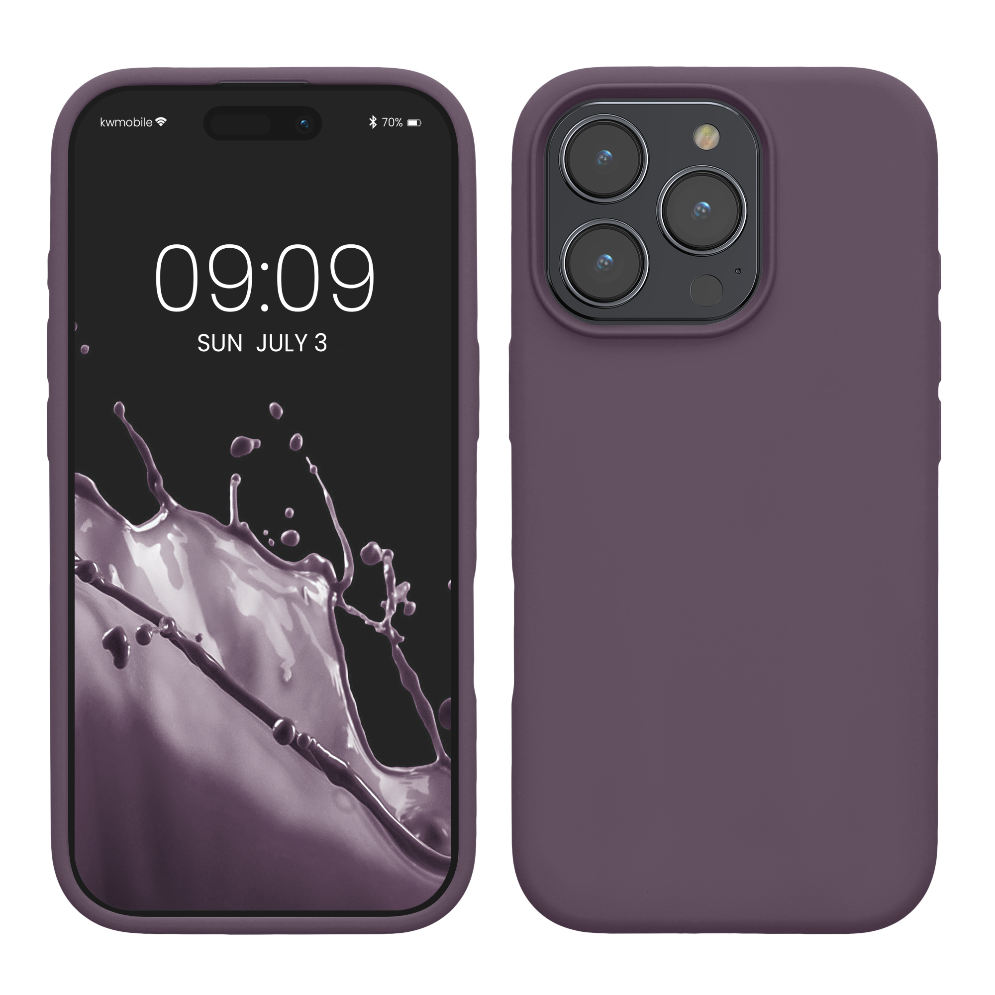 Silikonový kryt na mobil Apple iPhone 16 Pro Max kwmobile - Pale Iris