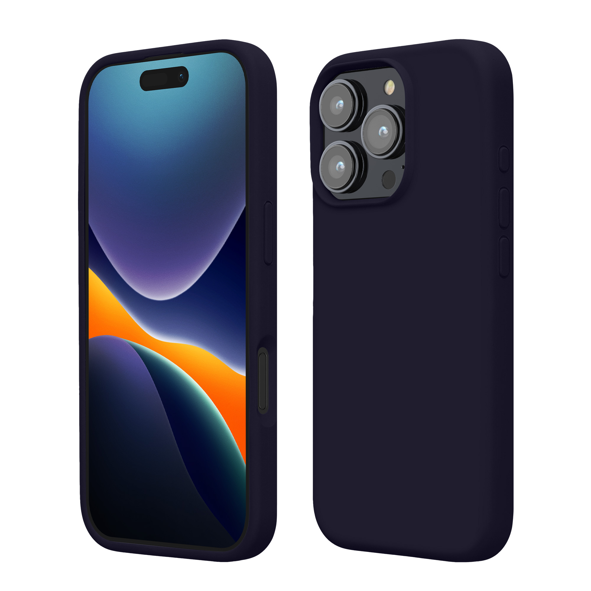 Pouzdro pro Apple iPhone 16 Pro Max kwmobile silikonové - hluboký oceán