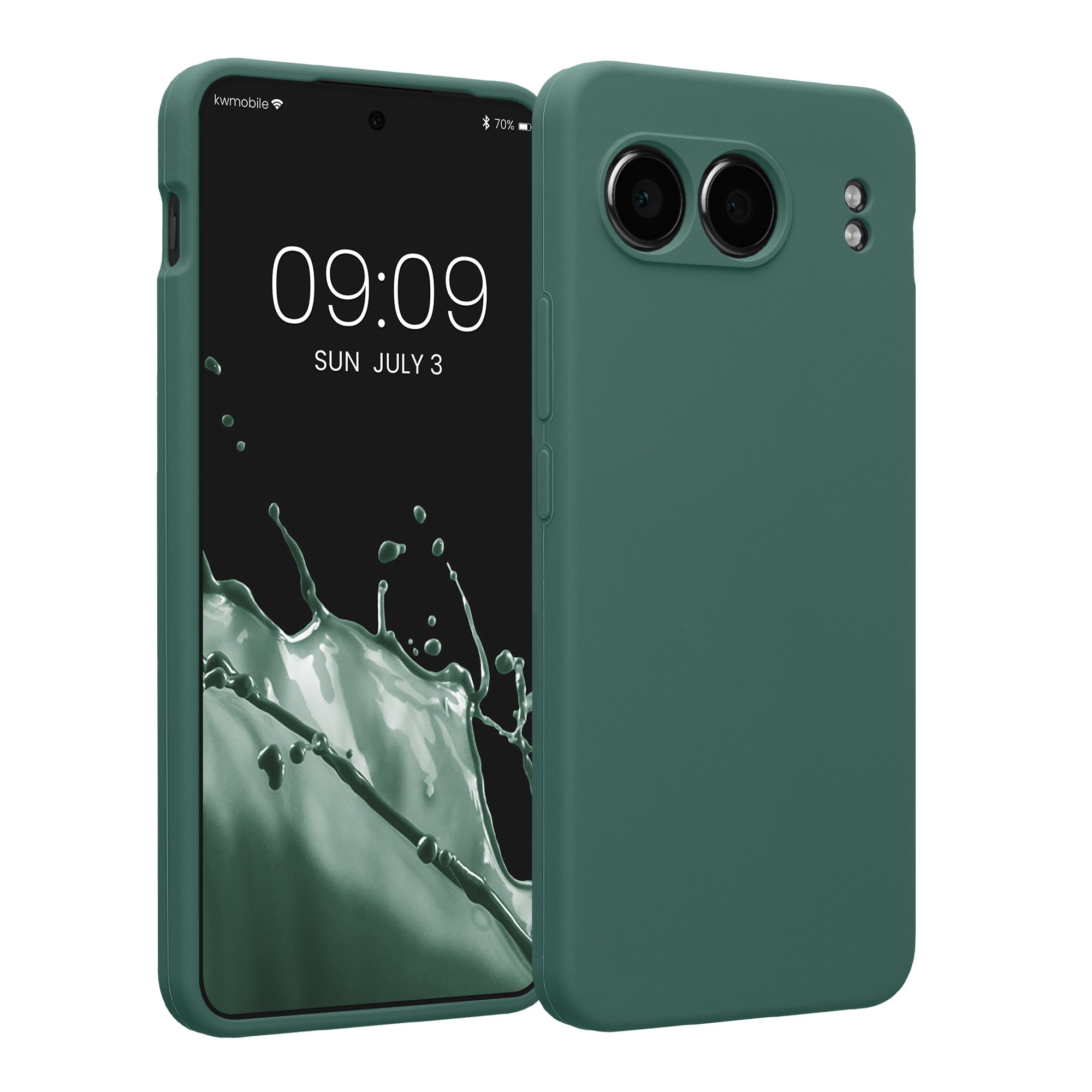 Kwmobile Silikonový kryt OnePlus Nord 4 5G lesní zelená