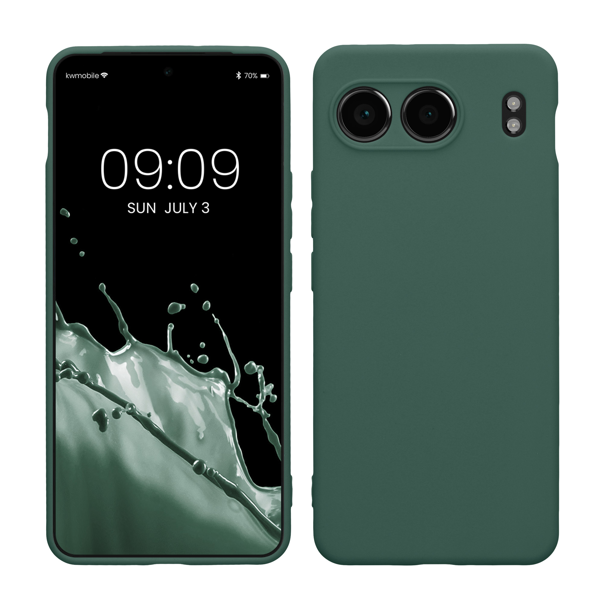 Kwmobile Silikonový kryt OnePlus Nord 4 5G lesní zelená